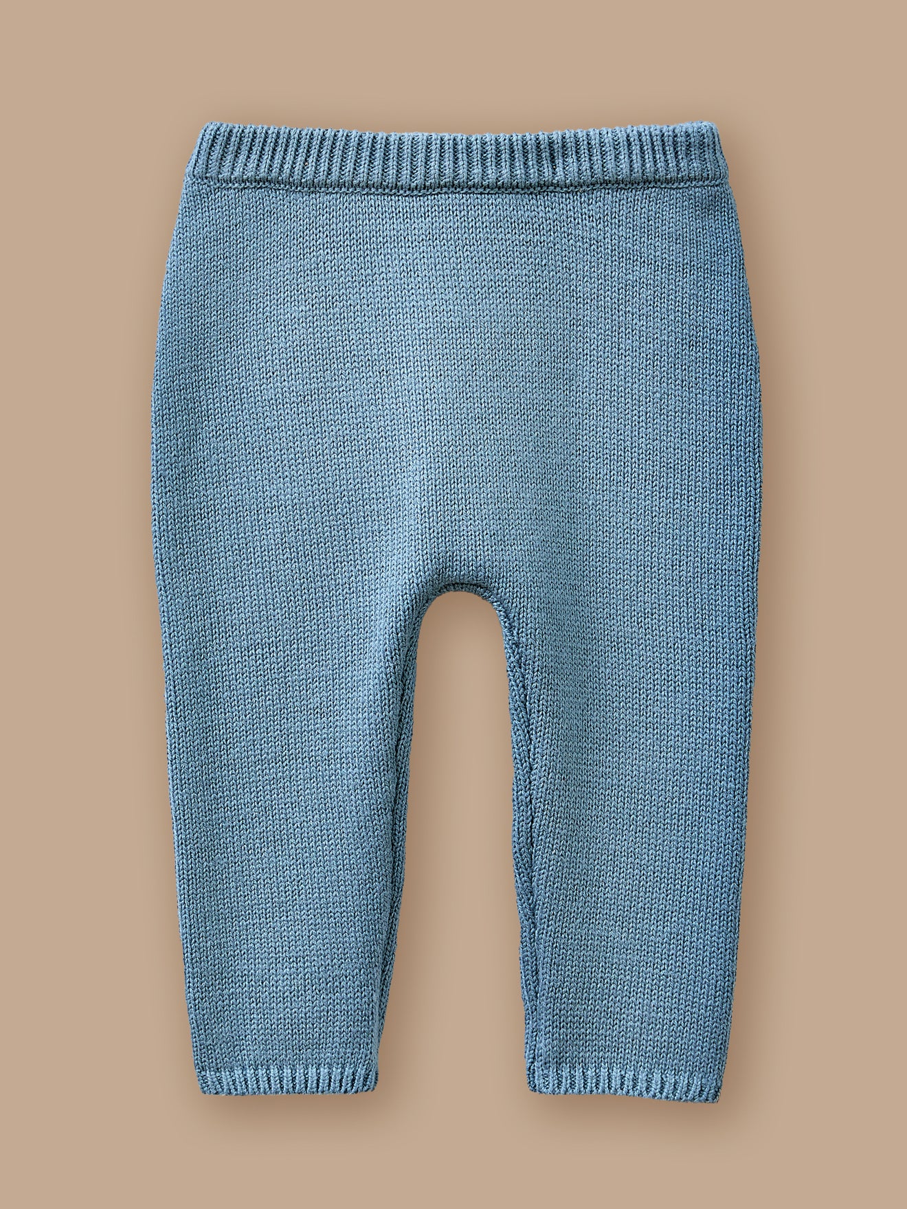 Ensemble in gebreide stof met strepen baby