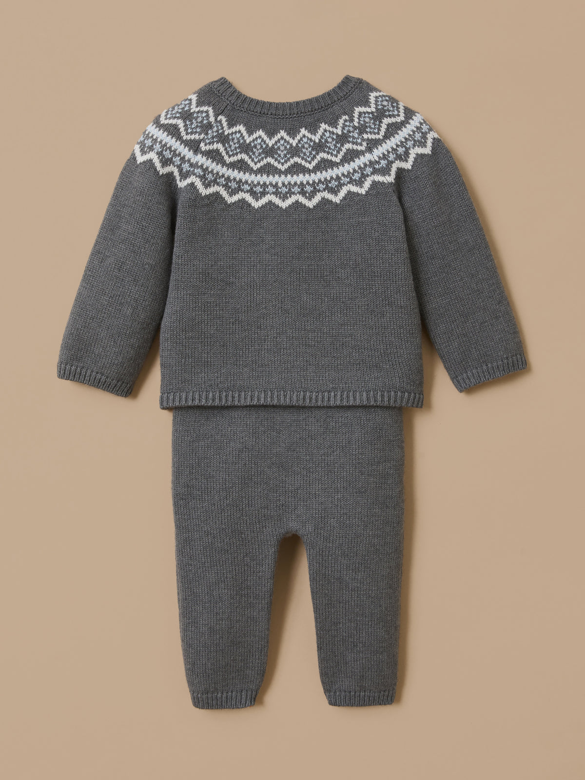 Setje met jacquardmotief voor baby