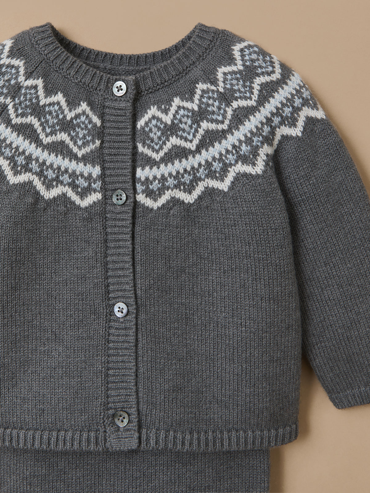 Setje met jacquardmotief voor baby