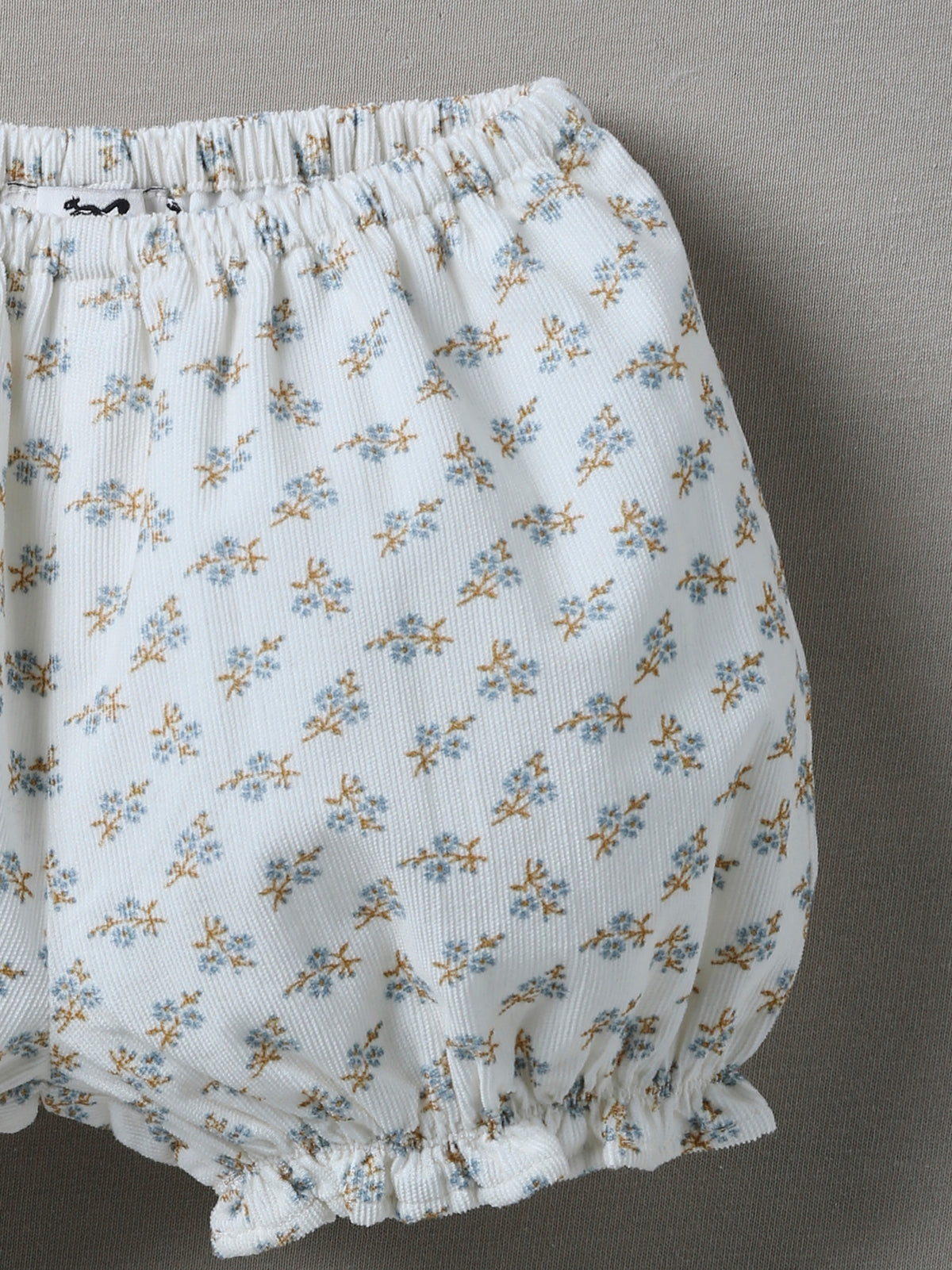 Babybloomer in velours met Kate-print