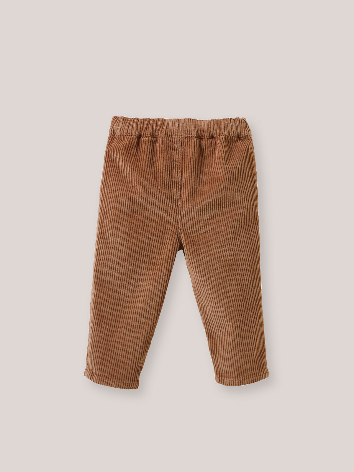 Babybroek in grof geribd velours