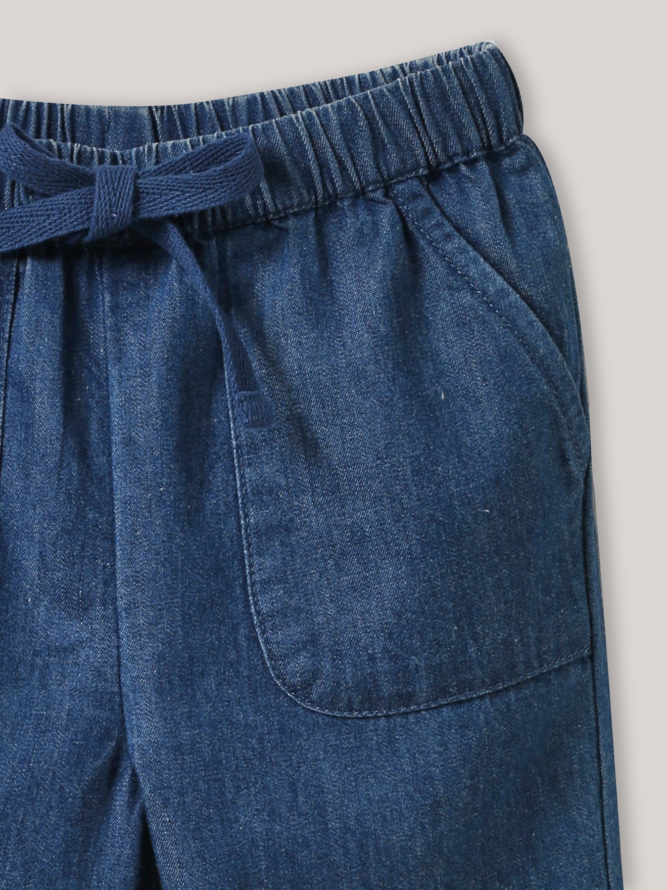 Babybroek in light denim