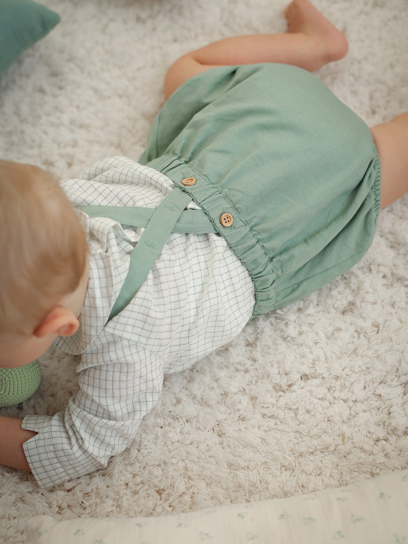 Babybloomer in linnen en katoen