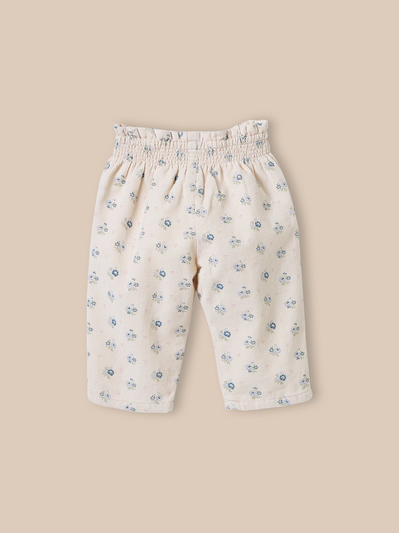 Pantalon en velours imprimé Bébé
