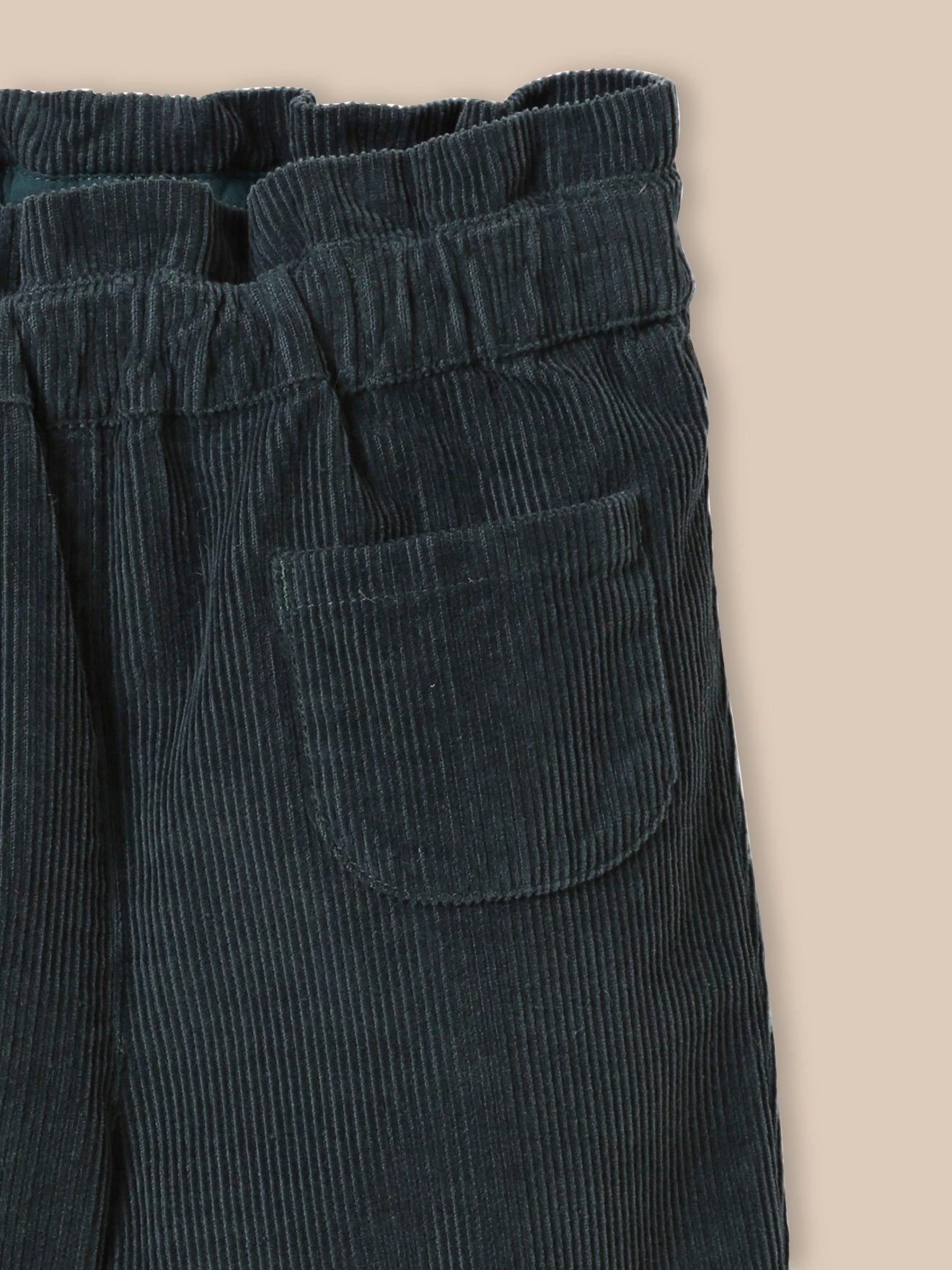 Paperbag babybroek in velours