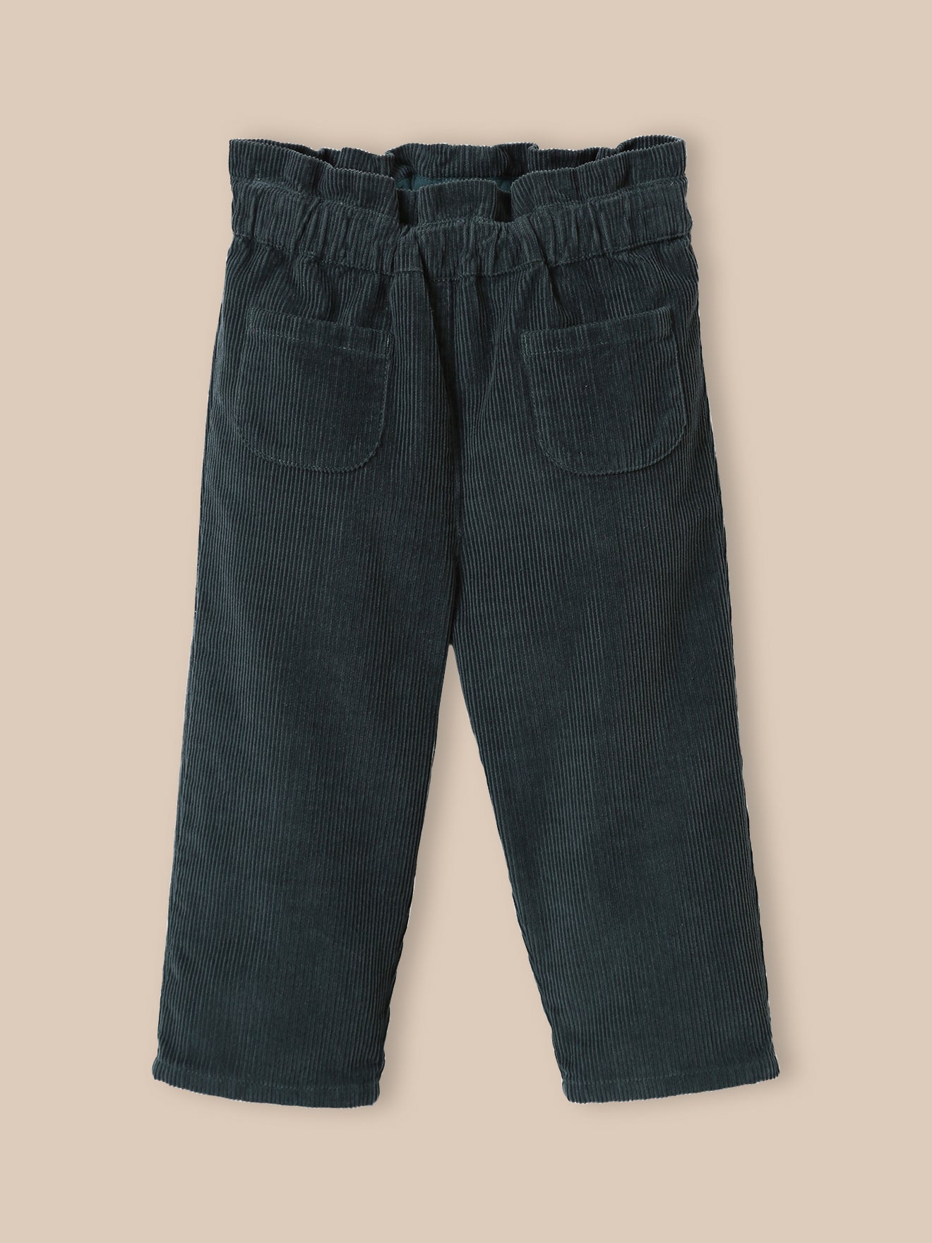 Pantalon paperbag Bébé en velours