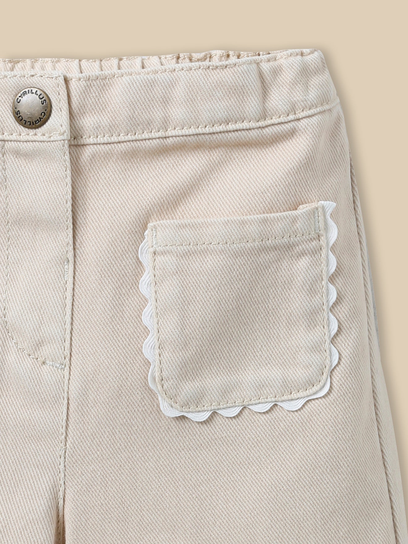 Pantalon droit Bébé en twill