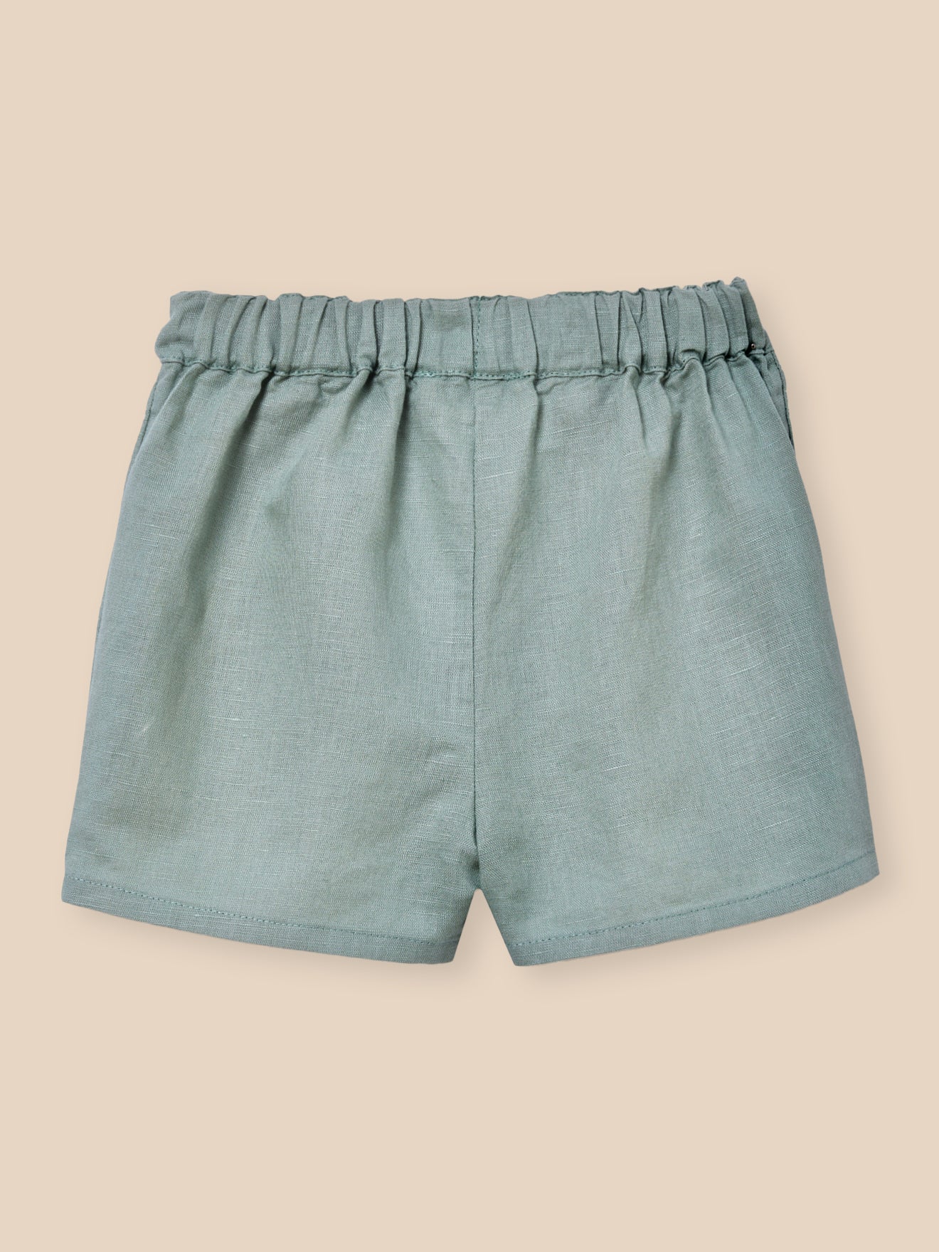 Short en lin et coton Bébé