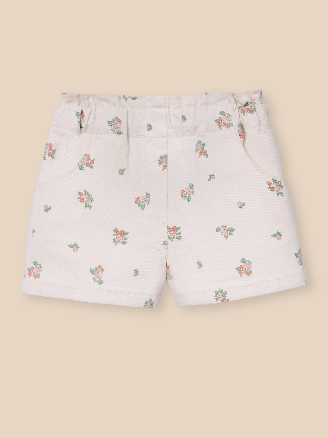 Korte broek met babyprint