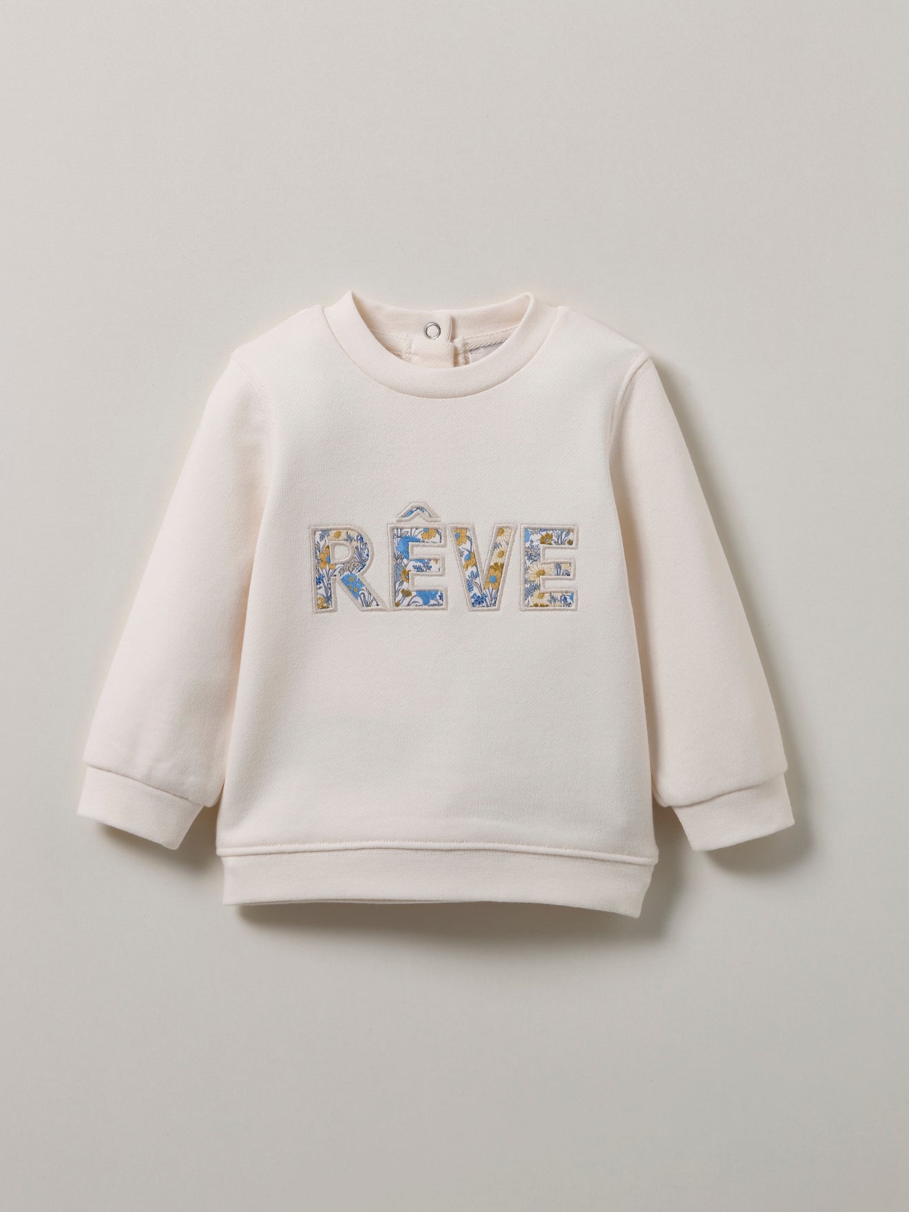 Sweat Bébé tissu Liberty - Coton Biologique