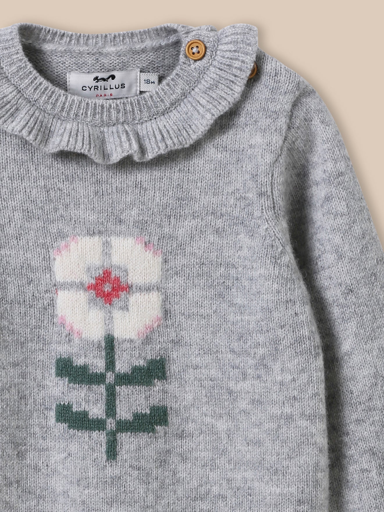 PULLover Grijze Heather Trui
