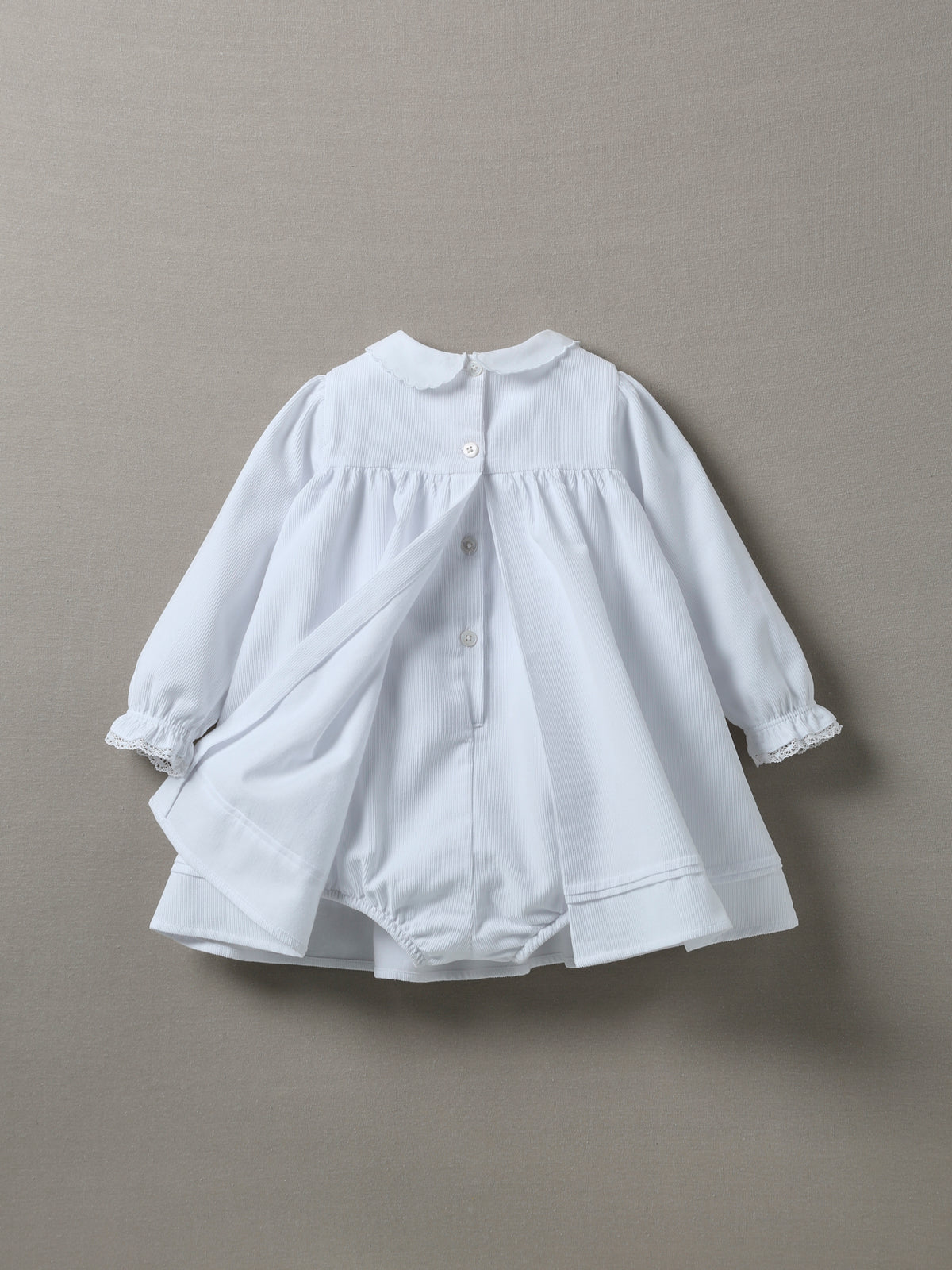Babyjurk in velours - Collectie Feesten & Huwelijken