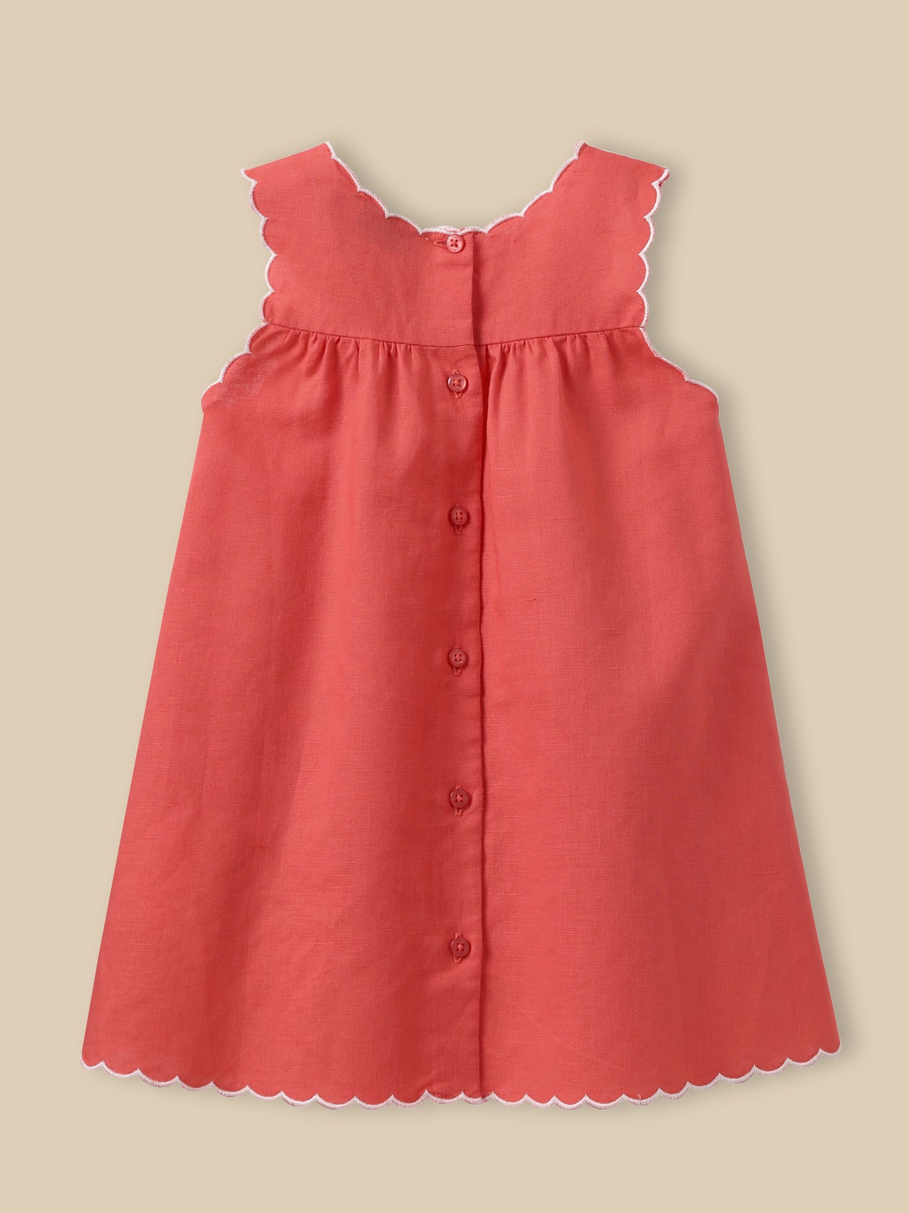 Robe en lin et coton Bébé