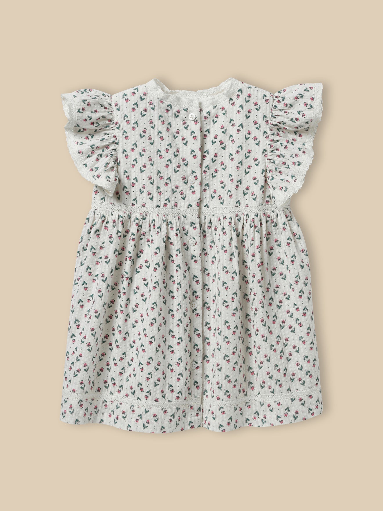 Babyjurk in seersucker