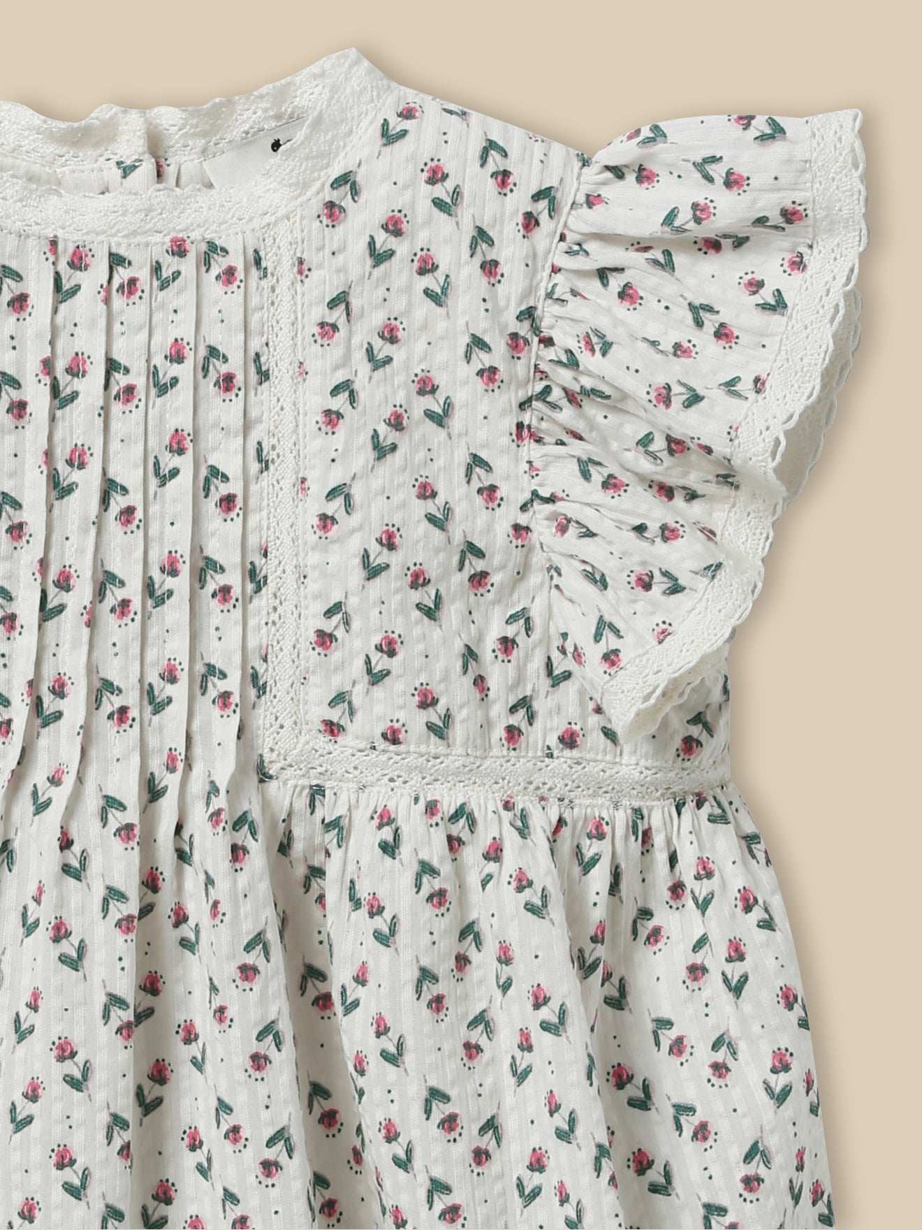 Babyjurk in seersucker