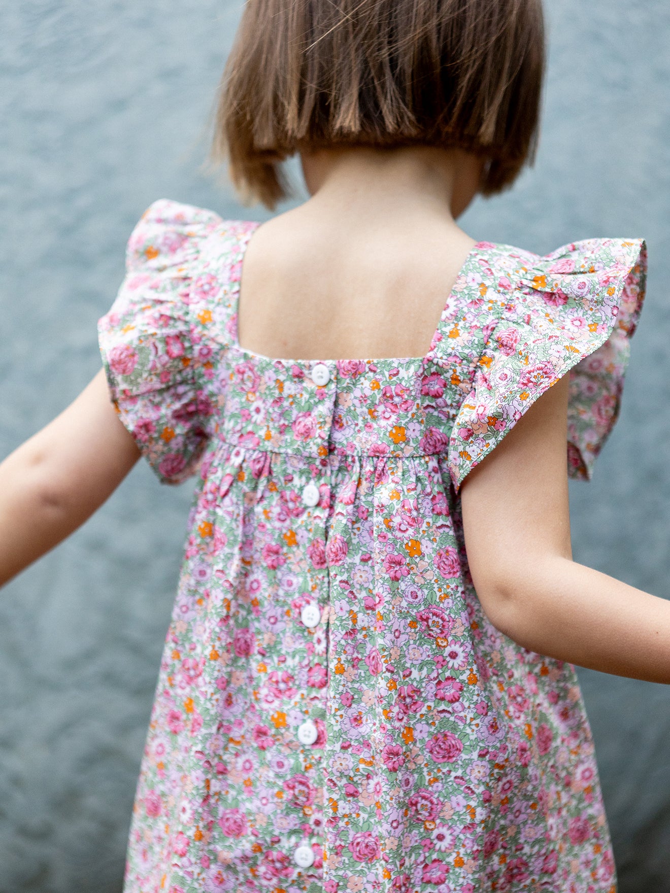 Scarlettejurk van Liberty-stof - Feest -en trouwcollectie