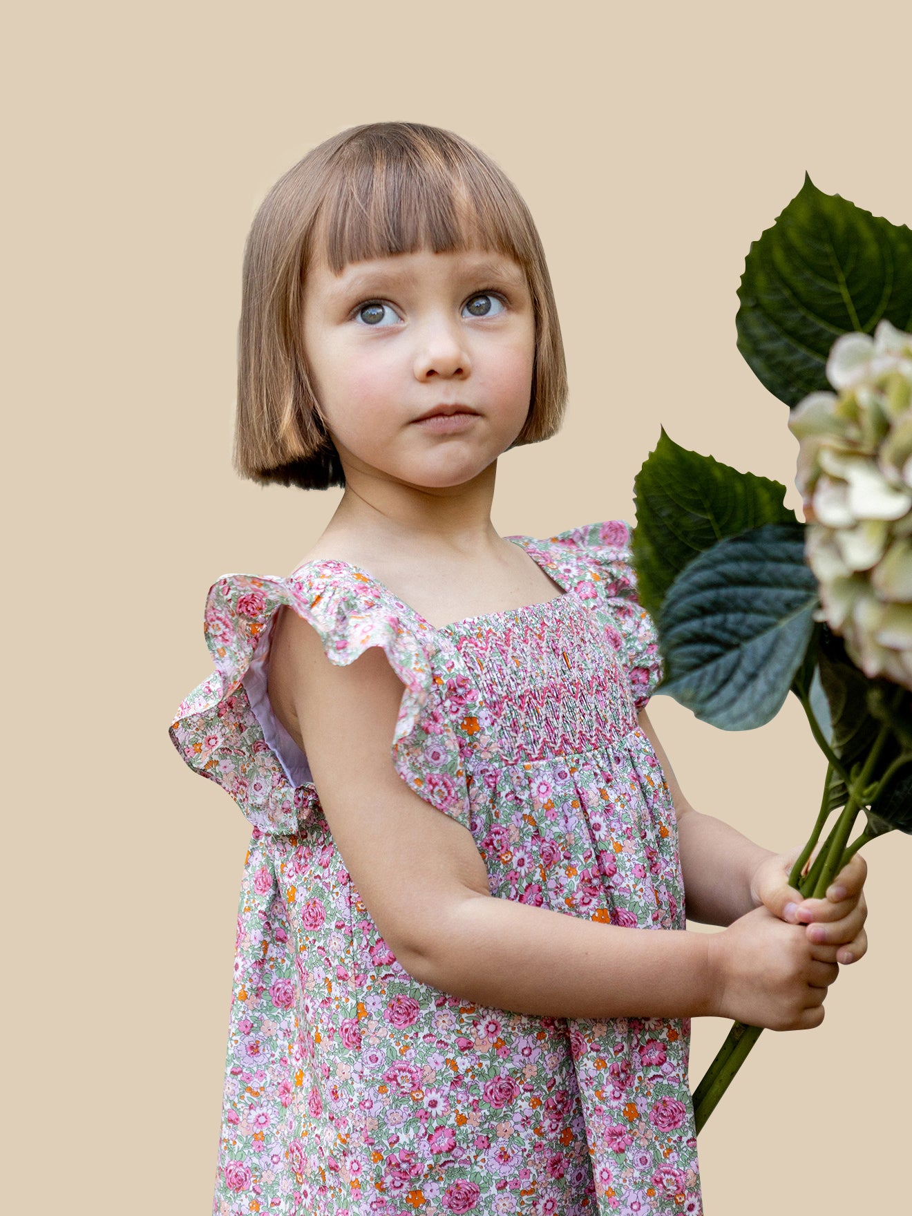 Robe Scarlette en tissu Liberty - Collection Fêtes et Mariages