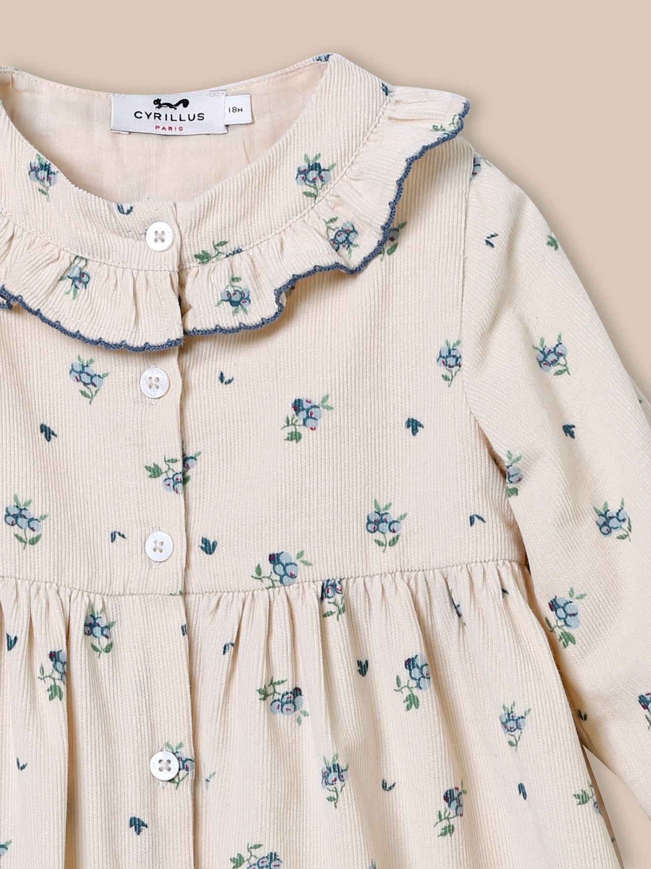 Babyjurk in velours