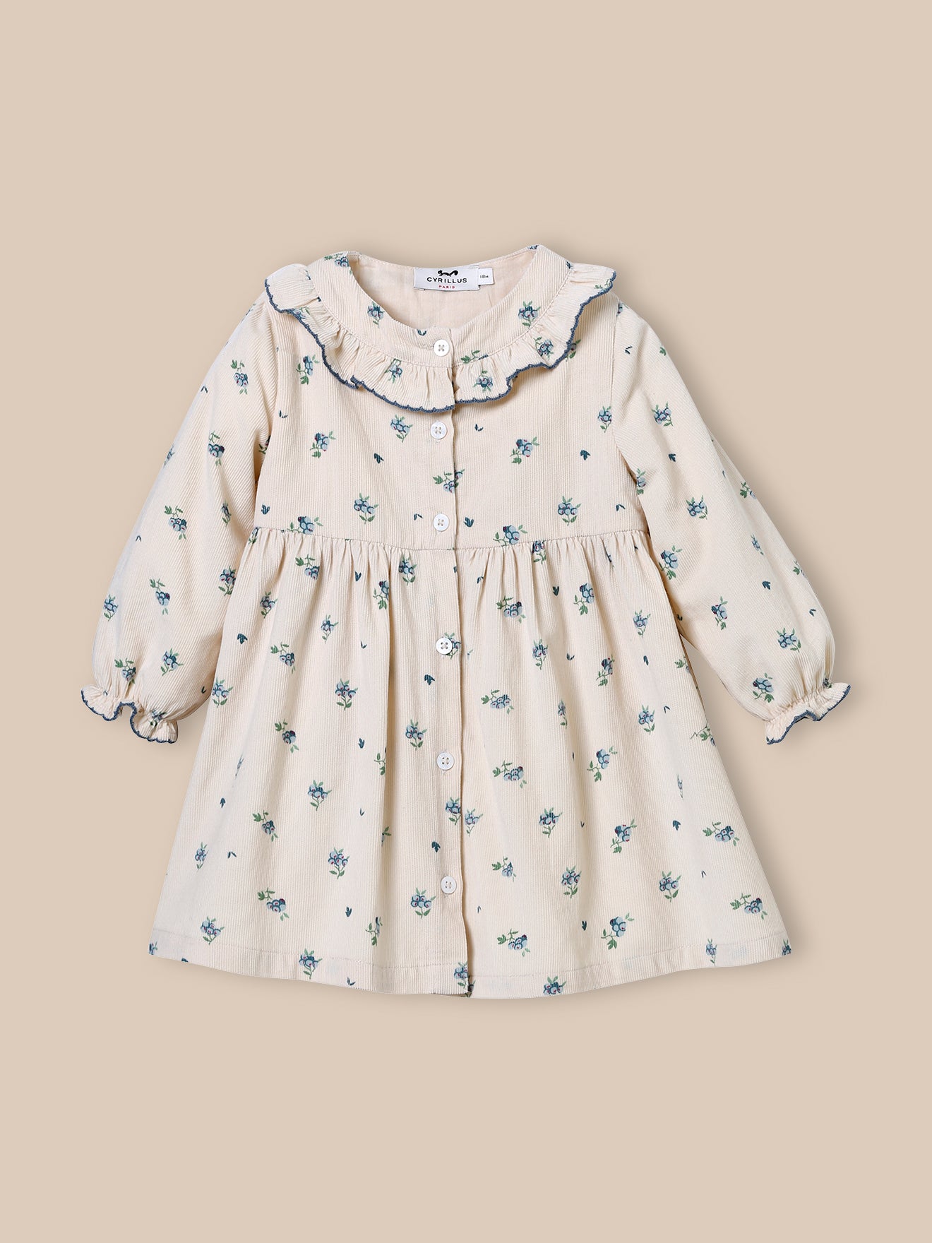 Babyjurk in velours