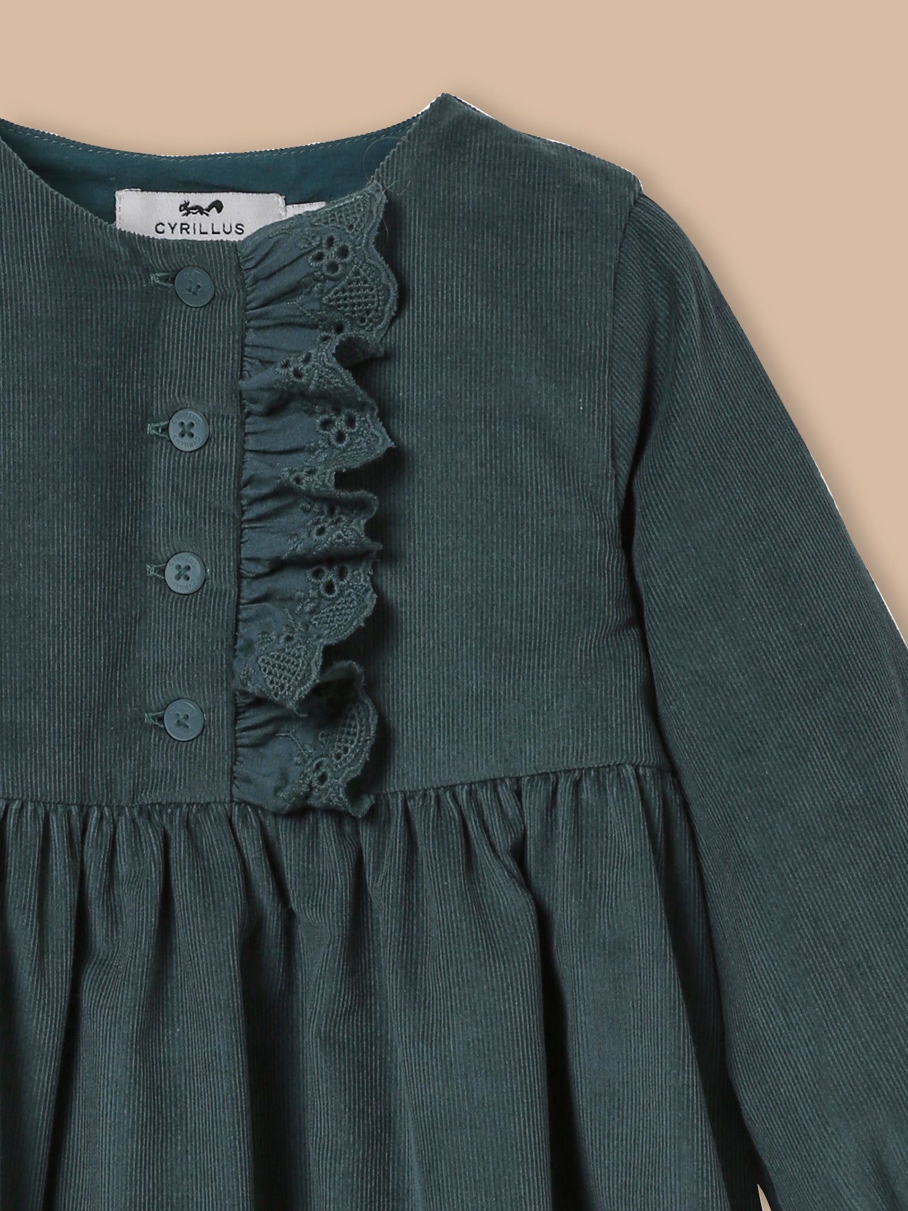 Babyjurk in velours