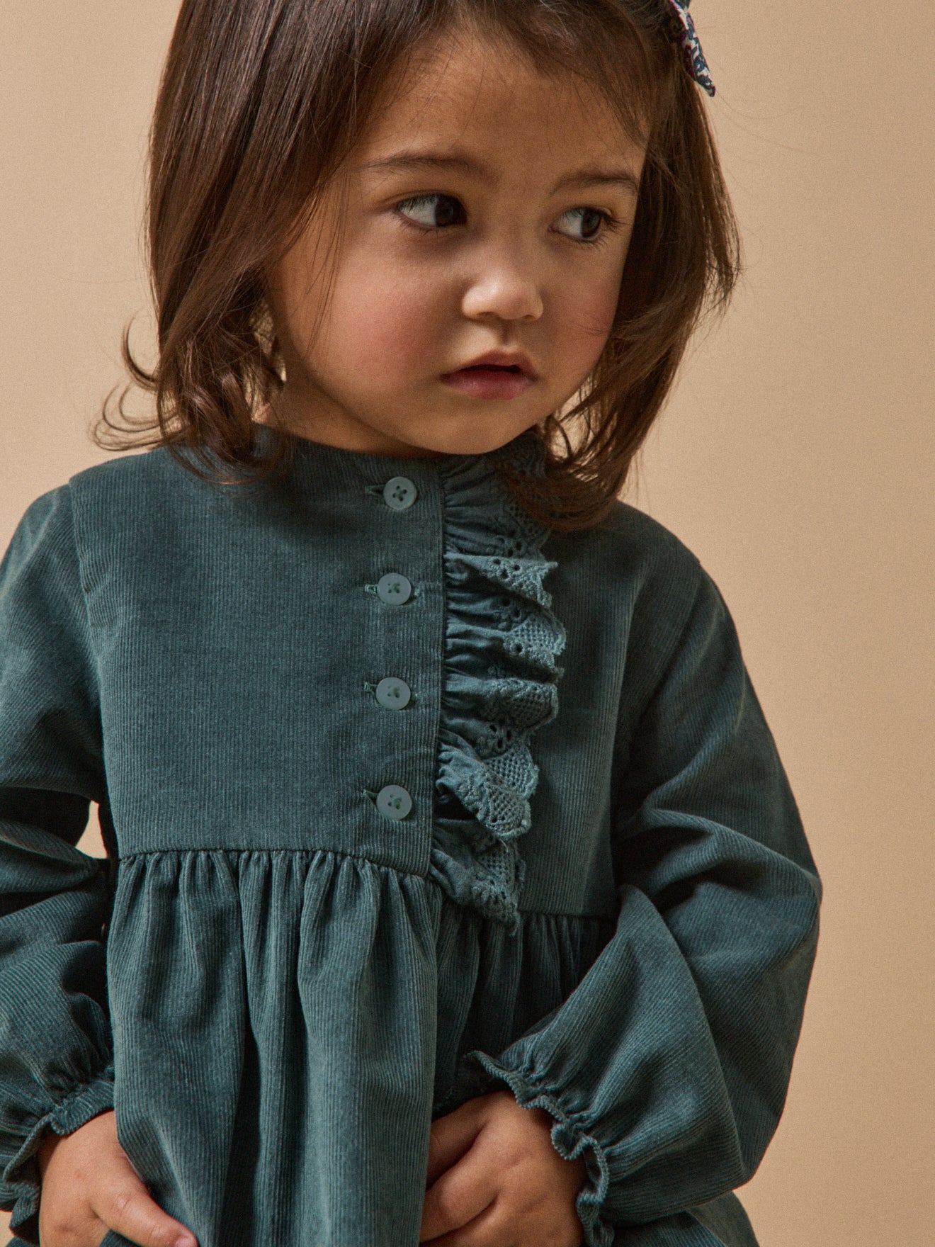 Babyjurk in velours