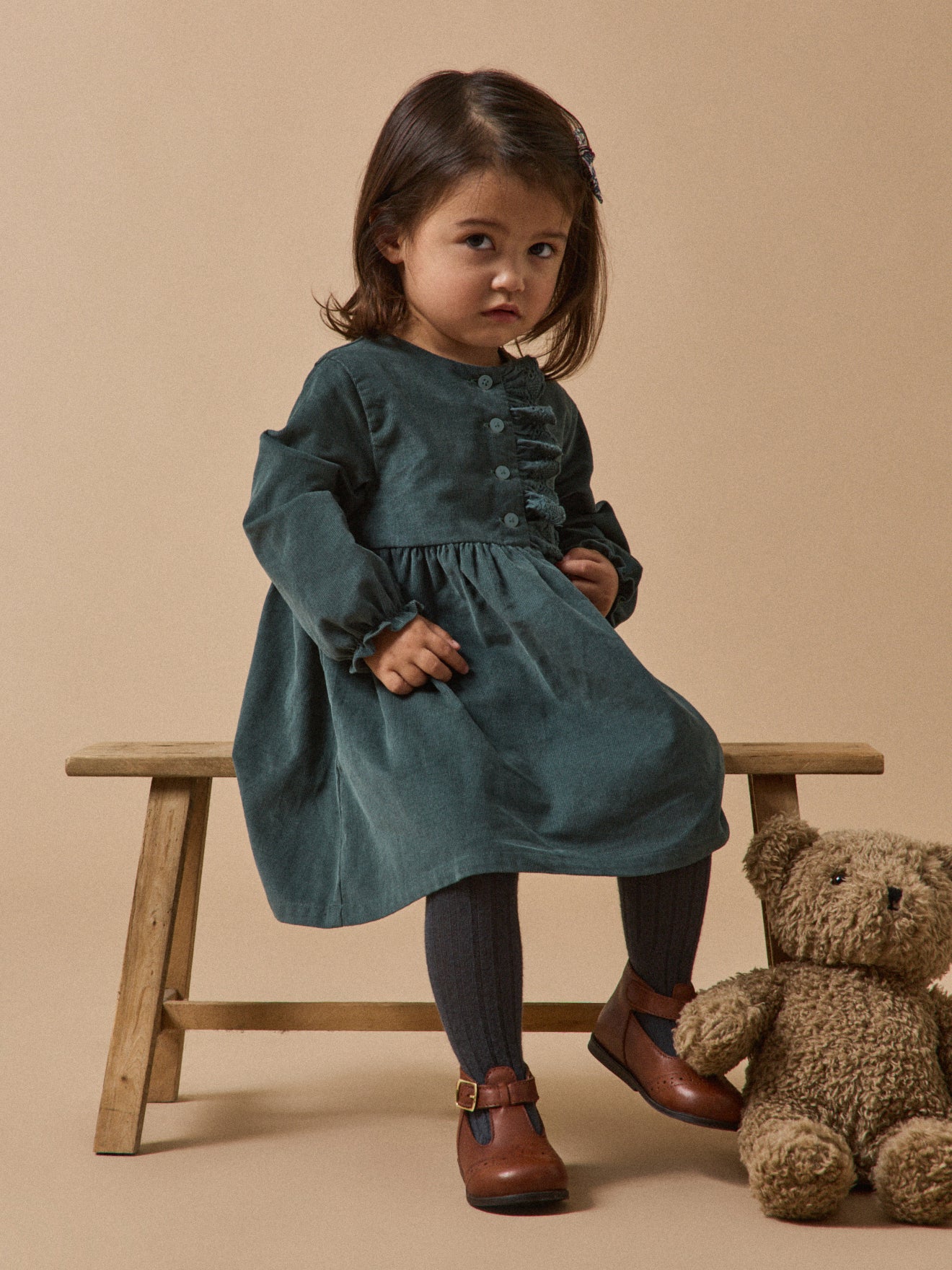 Babyjurk in velours