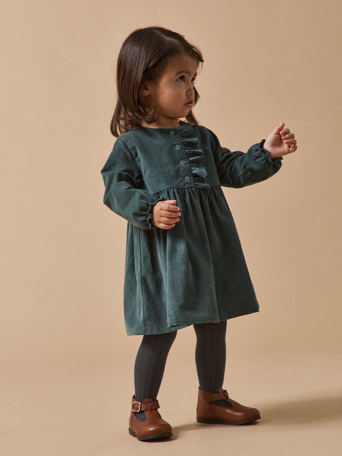 Babyjurk in velours