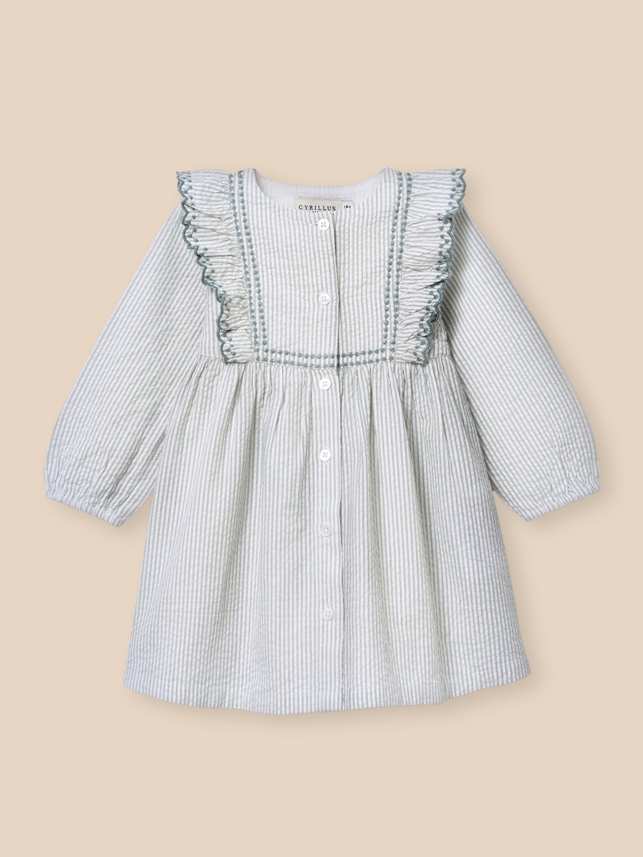 Robe en seersucker Bébé