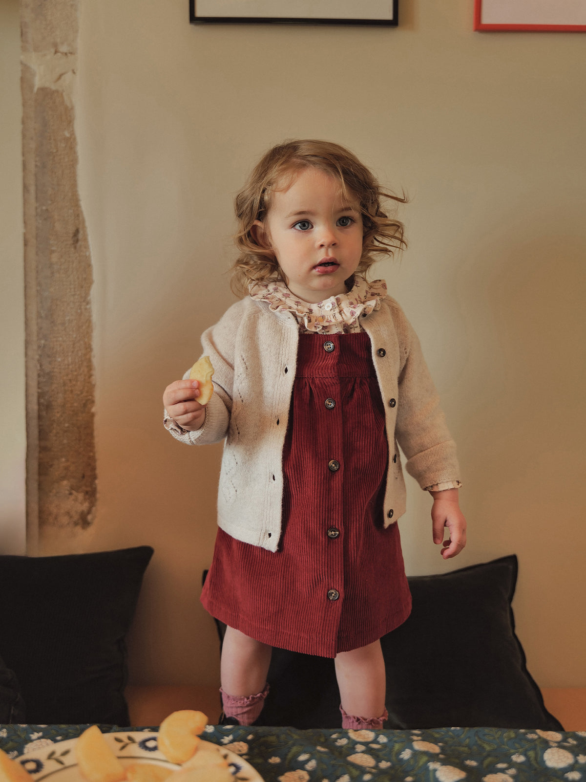 Babyjurk in velours