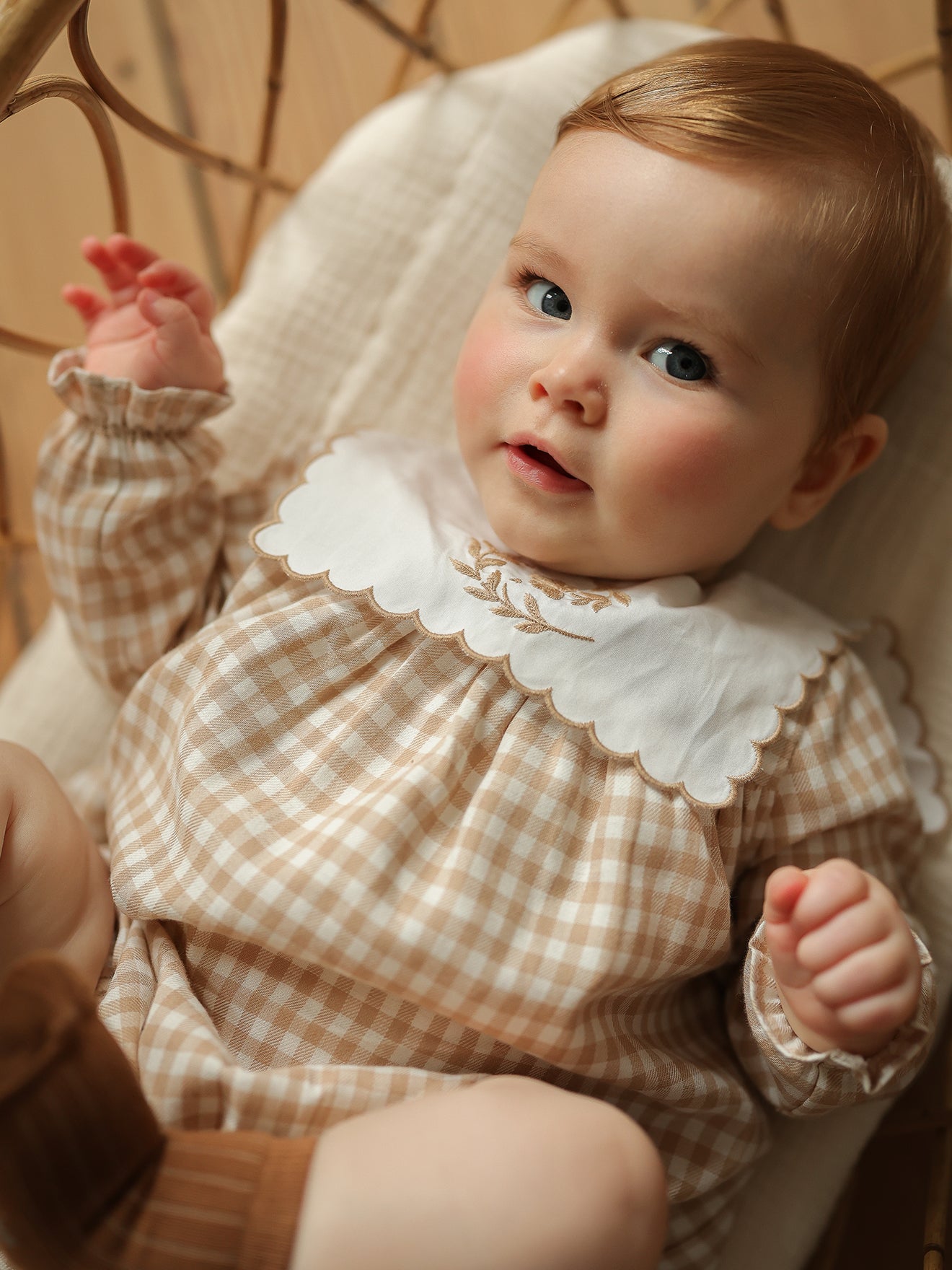Babyspeelpakje in vichy