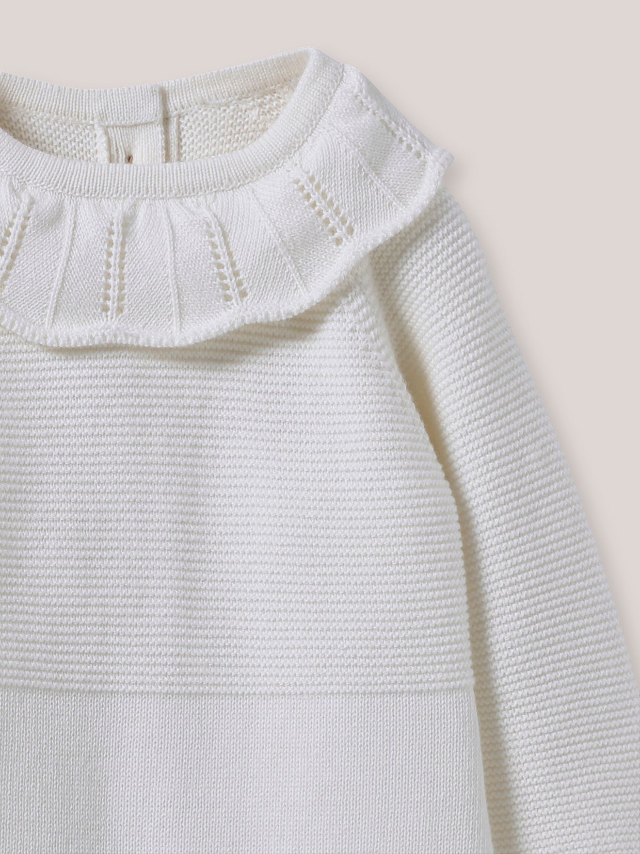 Combinaison à collerette Bébé - Coton biologique