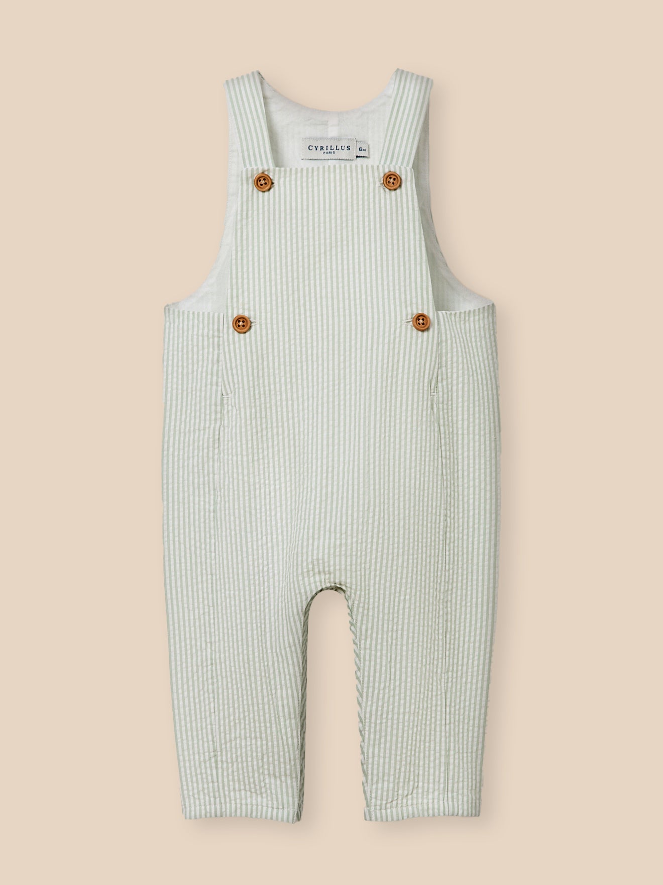 Babysalopette in seersucker