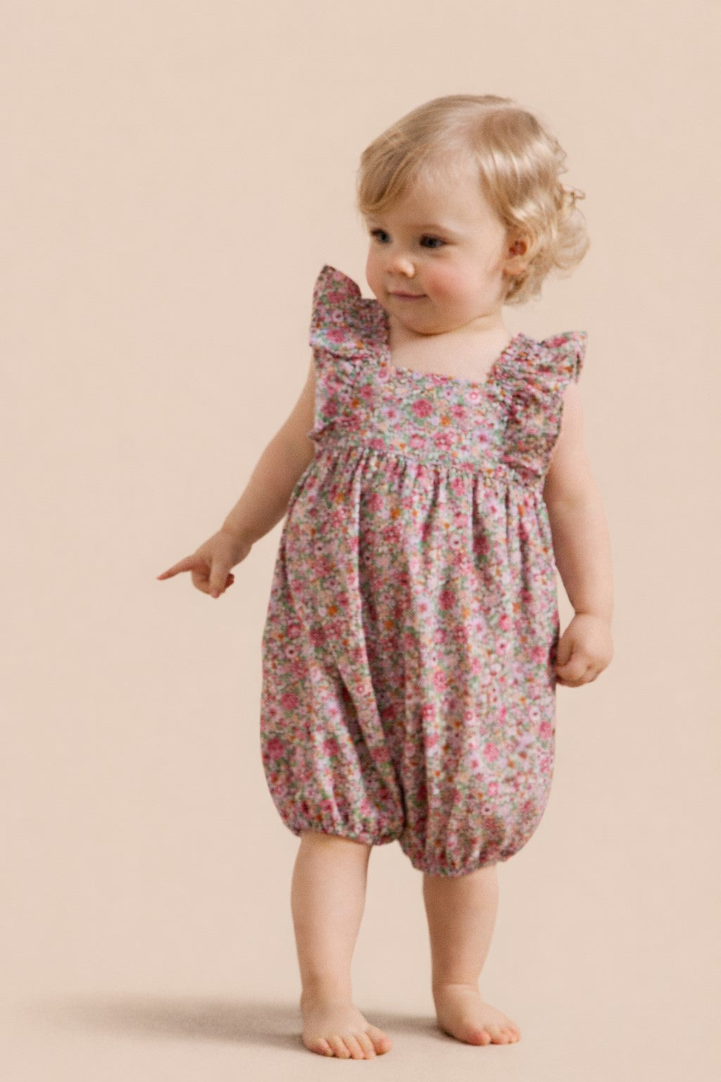 Babybloomerpakje in Liberty-stof
