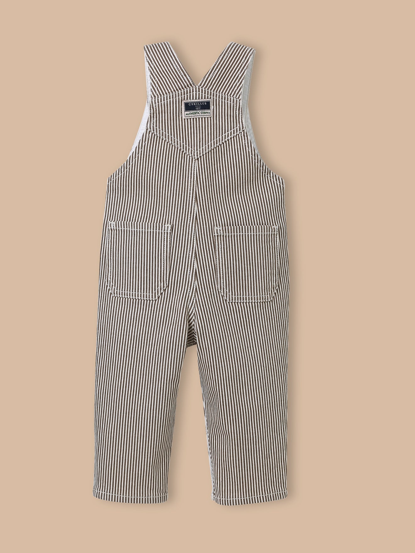 Gestreepte babysalopette - Collectie Hickory Stripes