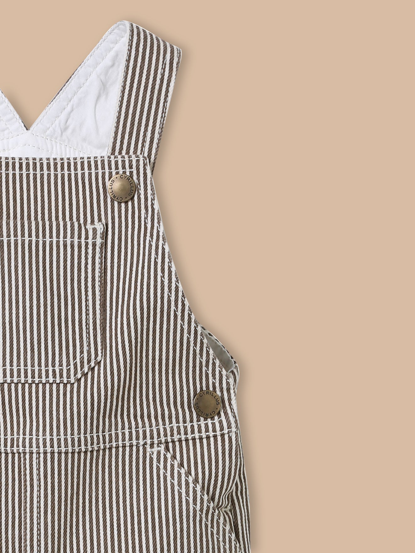 Gestreepte babysalopette - Collectie Hickory Stripes