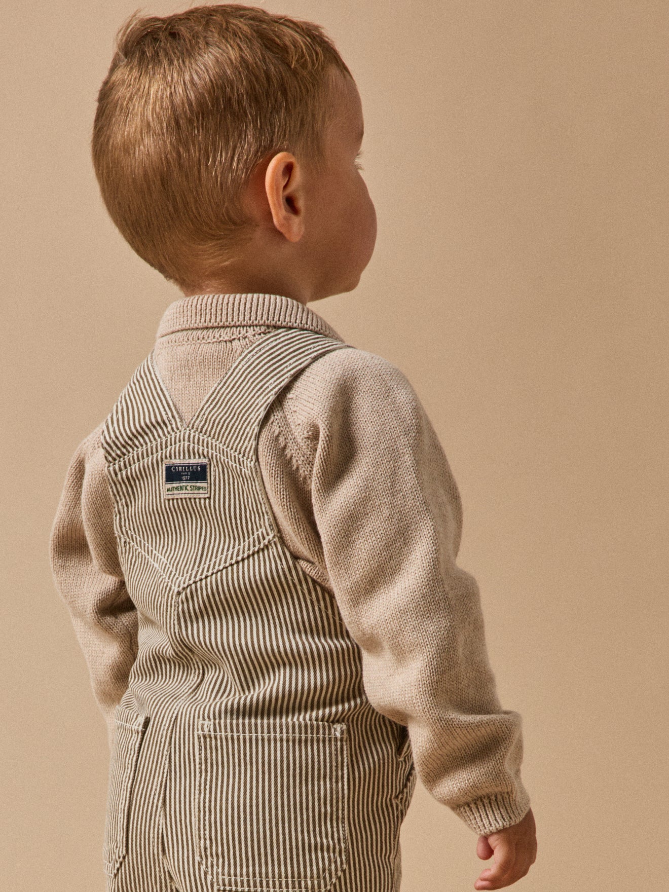 Gestreepte babysalopette - Collectie Hickory Stripes