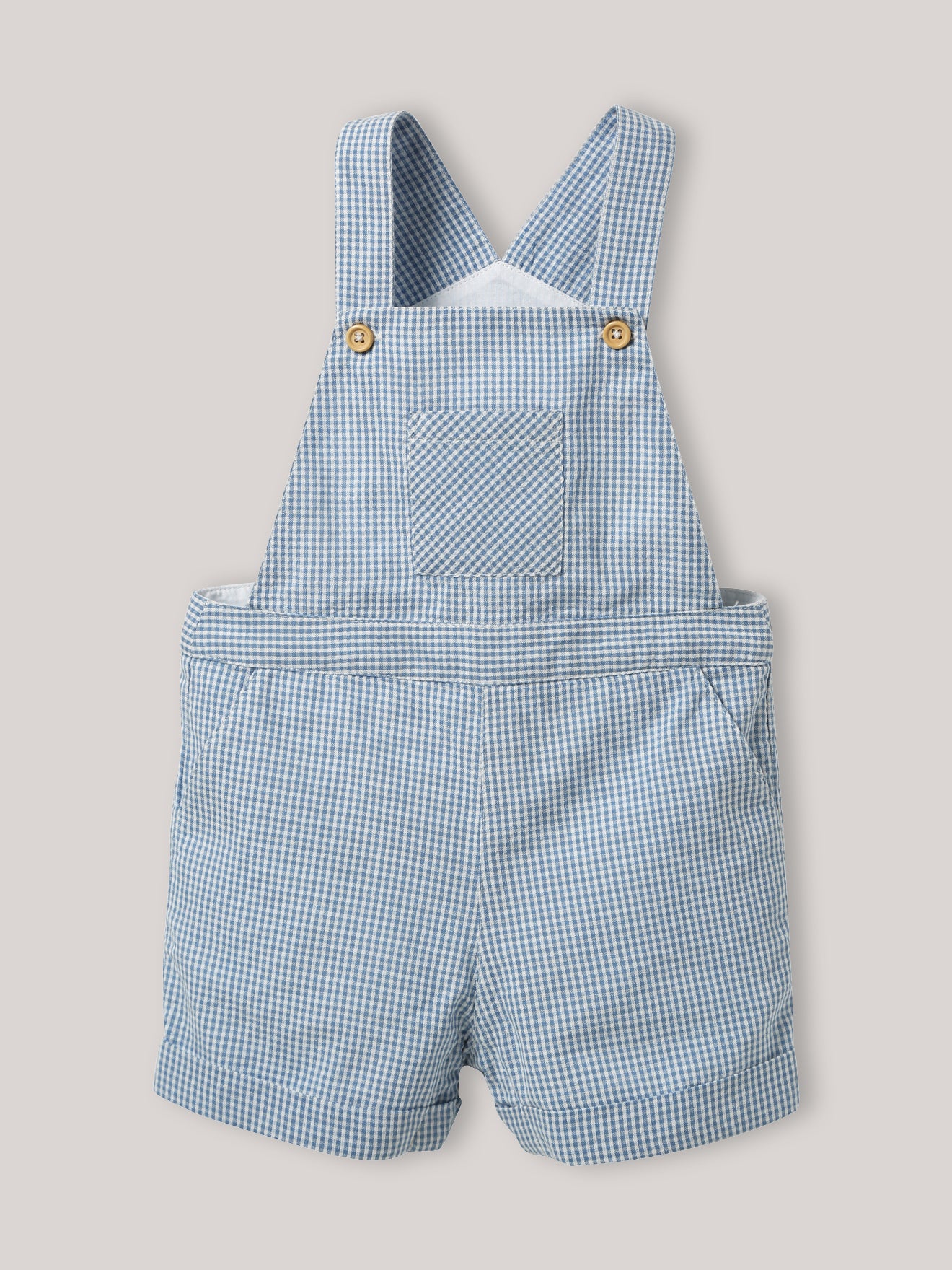 Salopette courte vichy Bébé