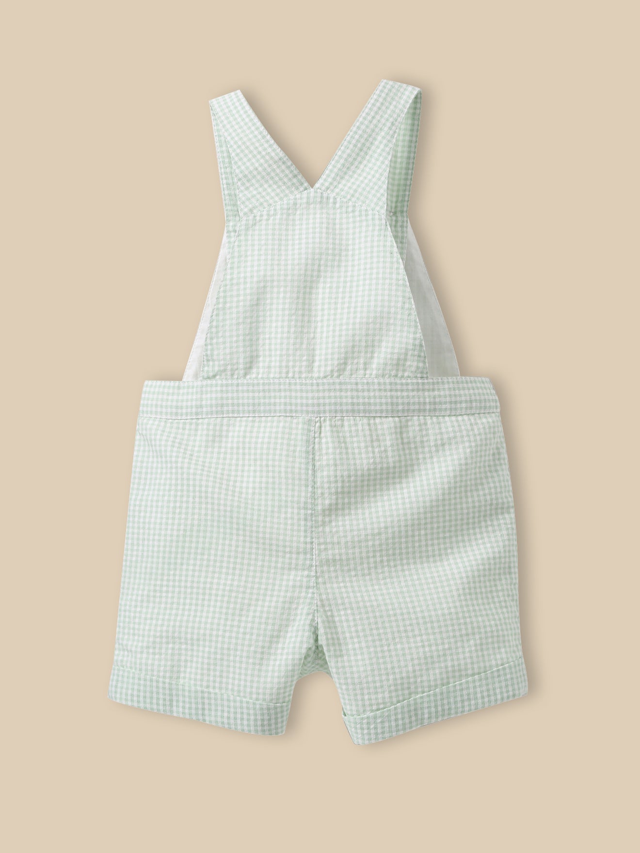 Salopette courte vichy Bébé