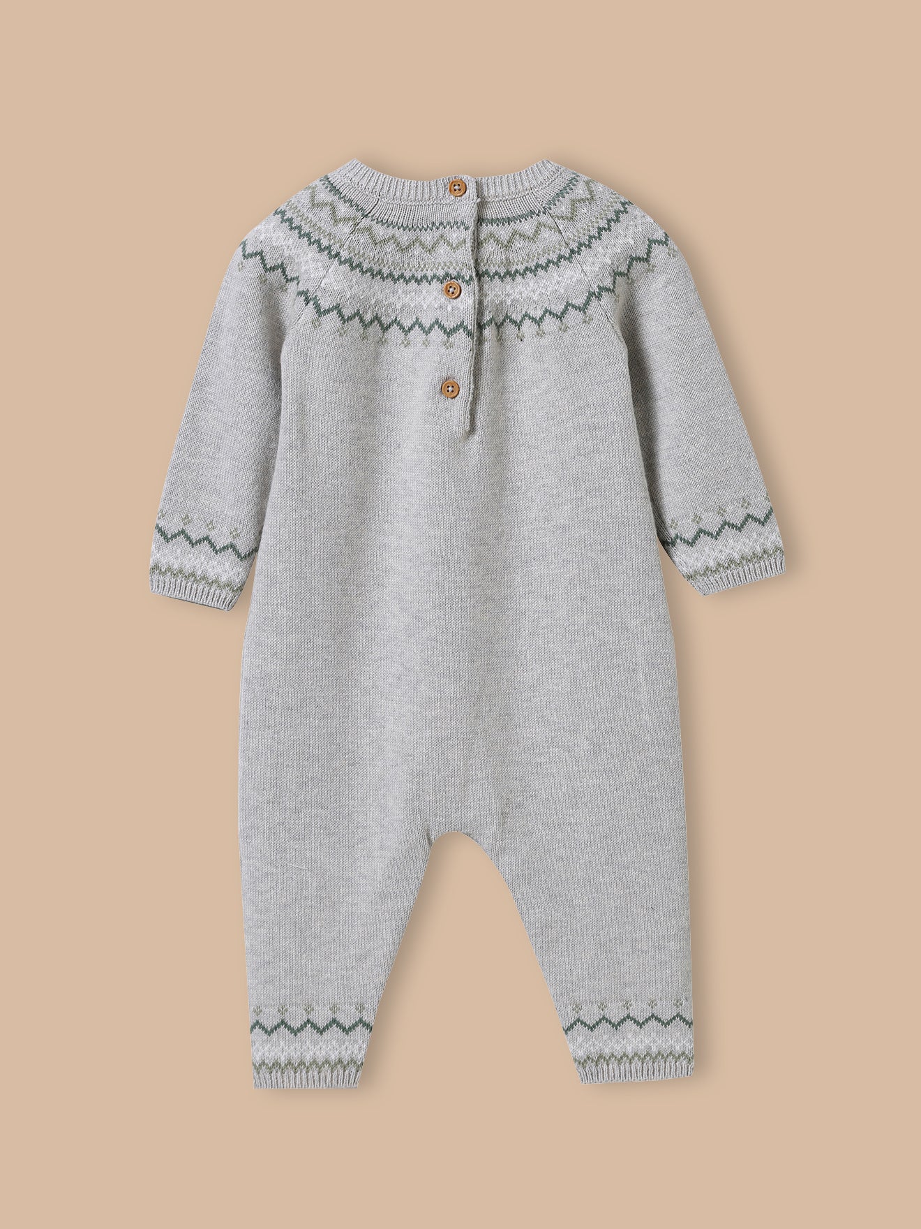 Babypakje in wol en biokatoen