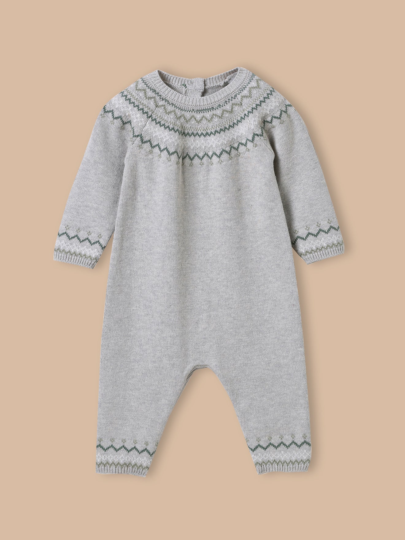 Babypakje in wol en biokatoen