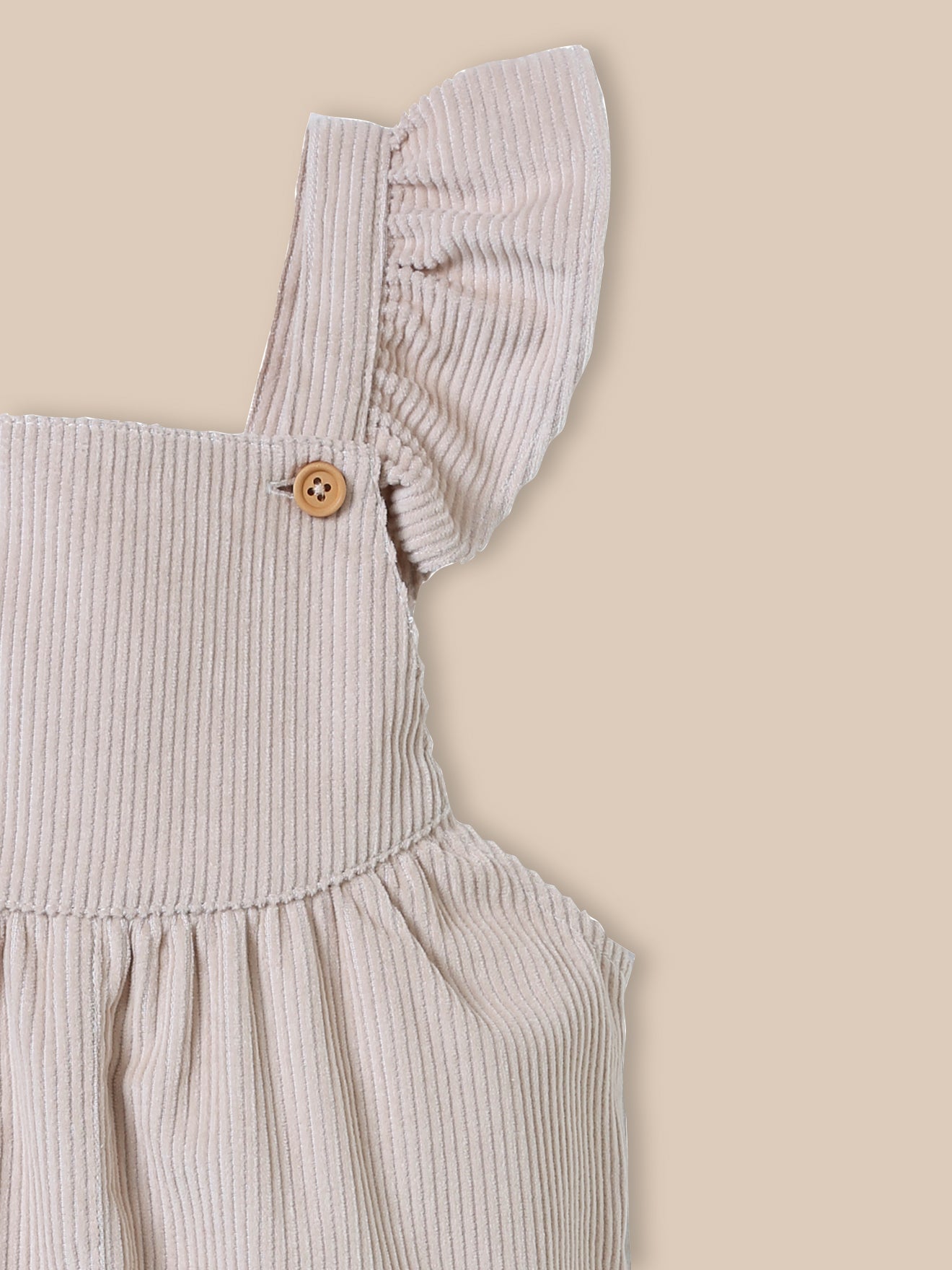 Babysalopette in grof geribd velours