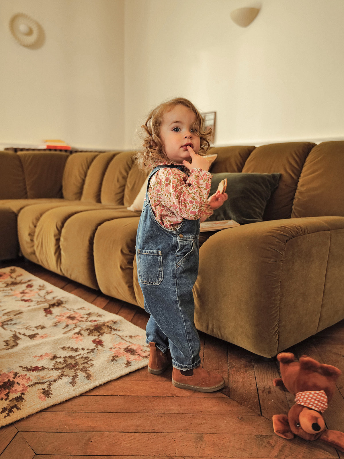 Babysalopette in denim