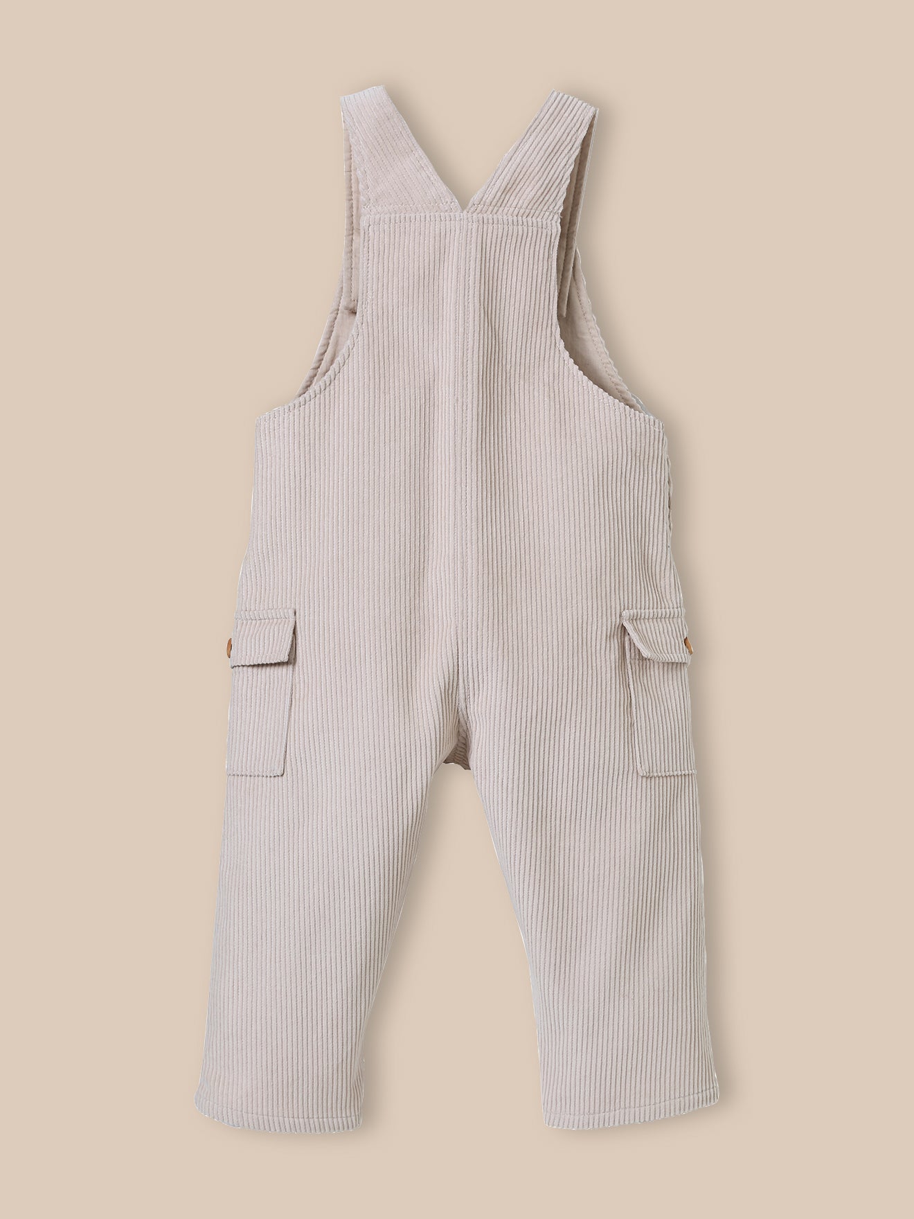 Babysalopette in grof geribd velours
