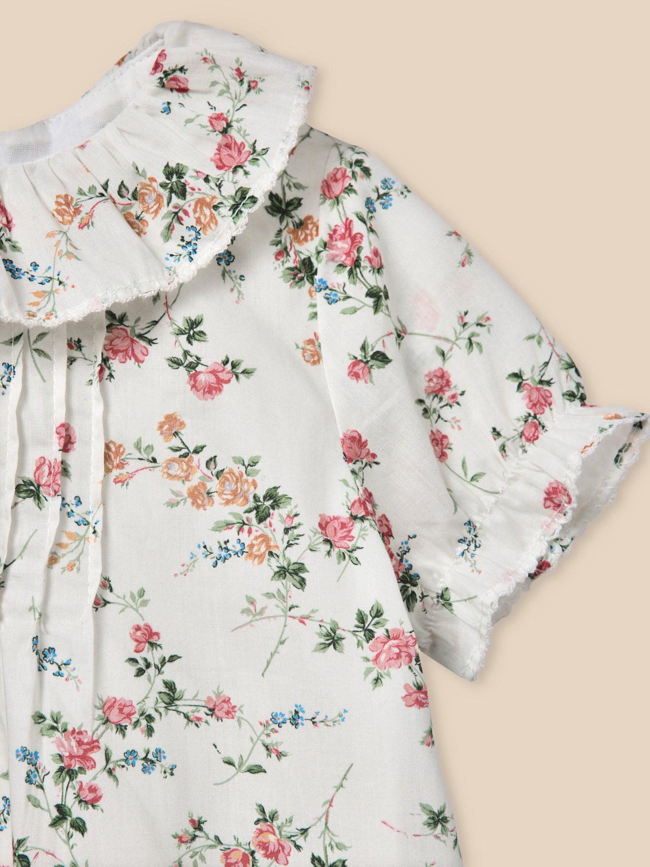 Liberty stoffen baby romper