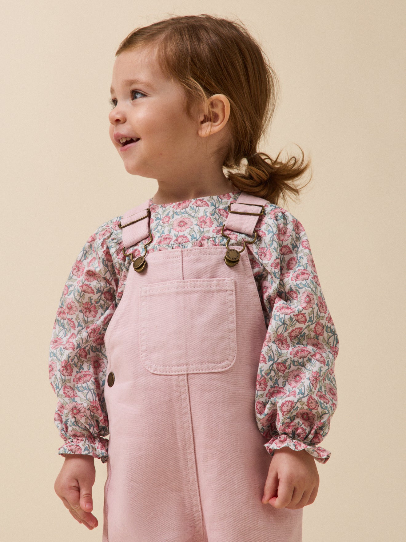 Salopette en twill Bébé