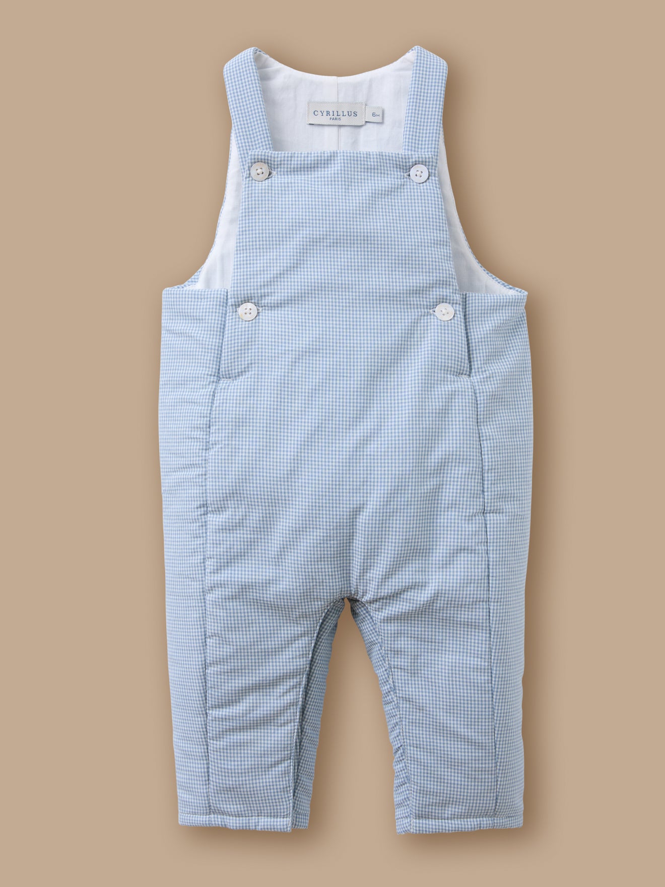 Salopette imprimée vichy Bébé