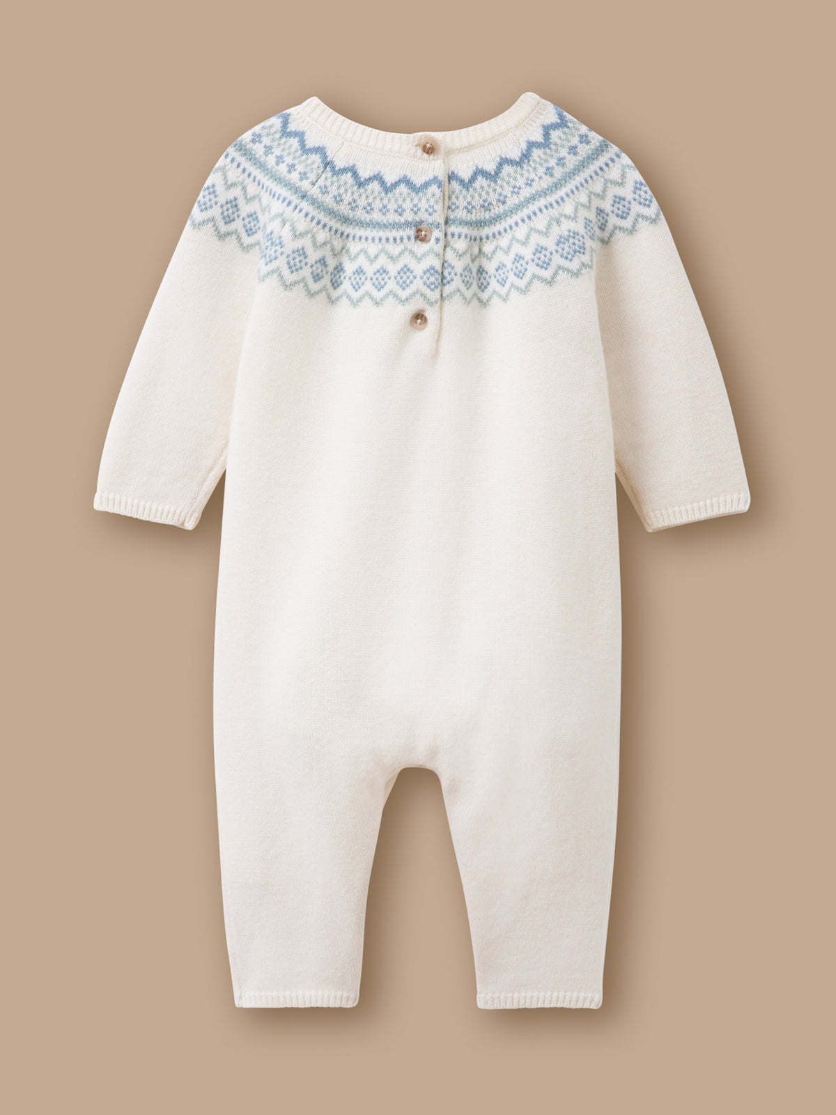 Jacquard tricot combinaison voor baby's