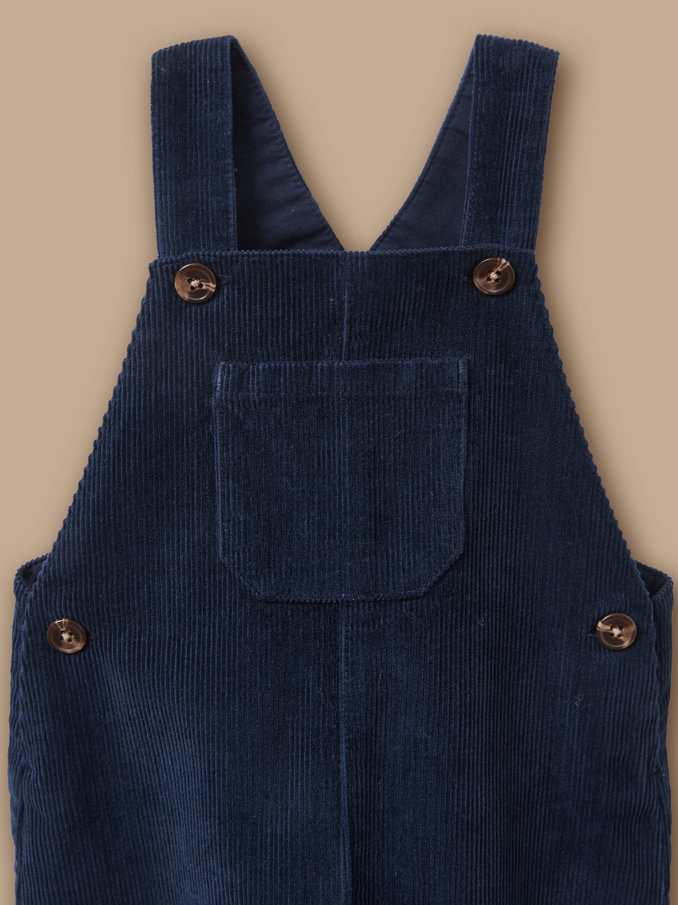 Ribfluwelen tuinbroek voor baby
