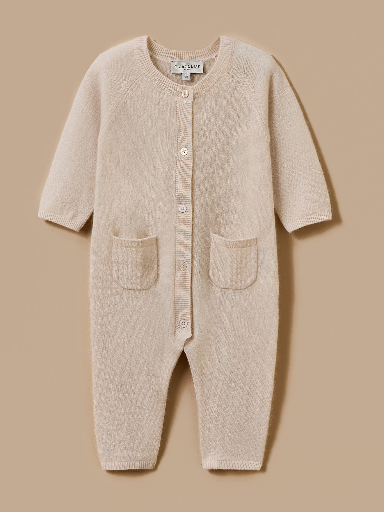 Kasjmier onesie voor baby