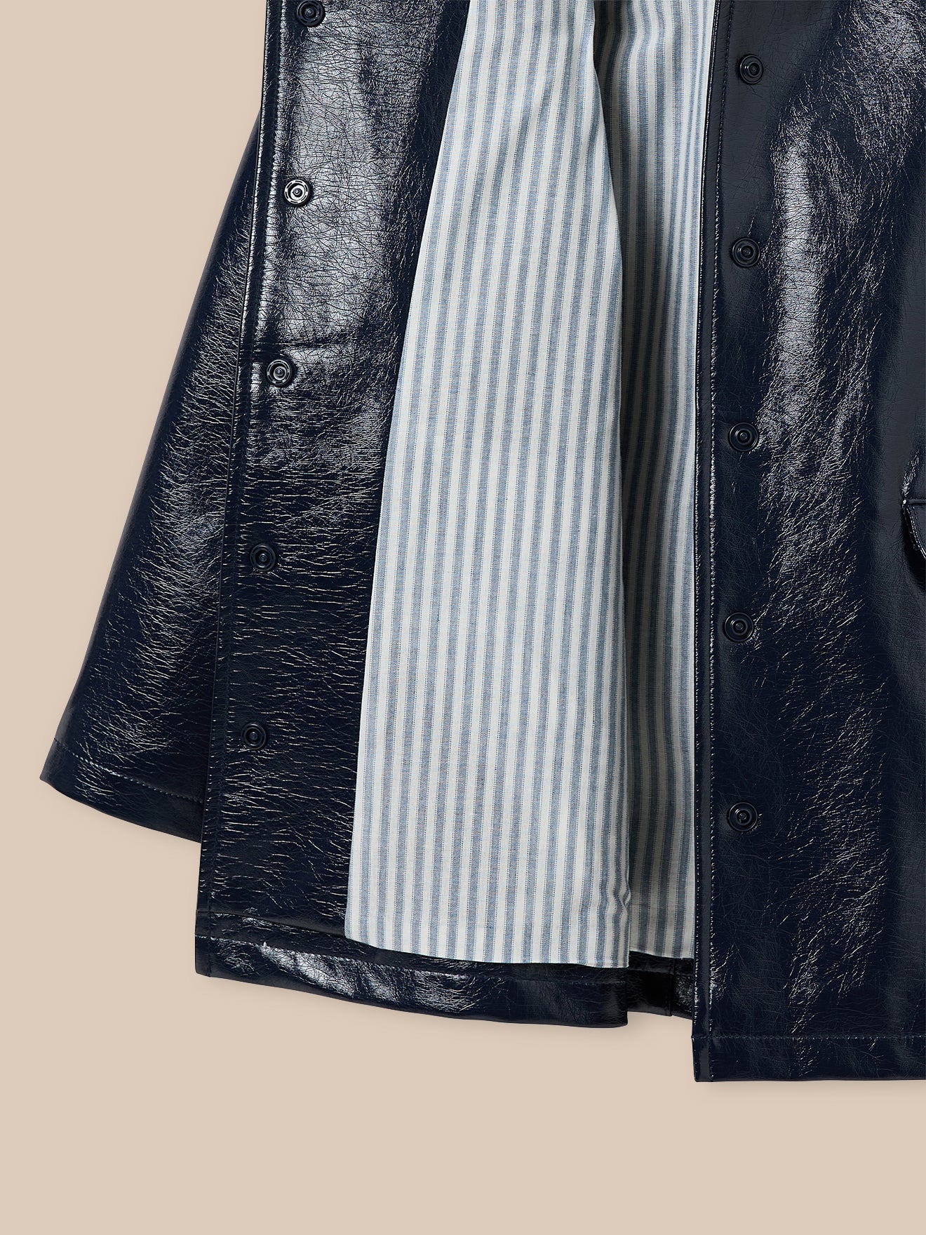 Meisjesregenjas in vinyl met kap